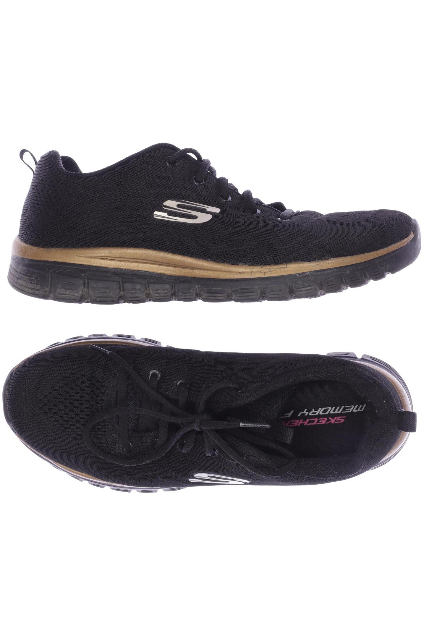 

SKECHERS Damen Sneakers, schwarz