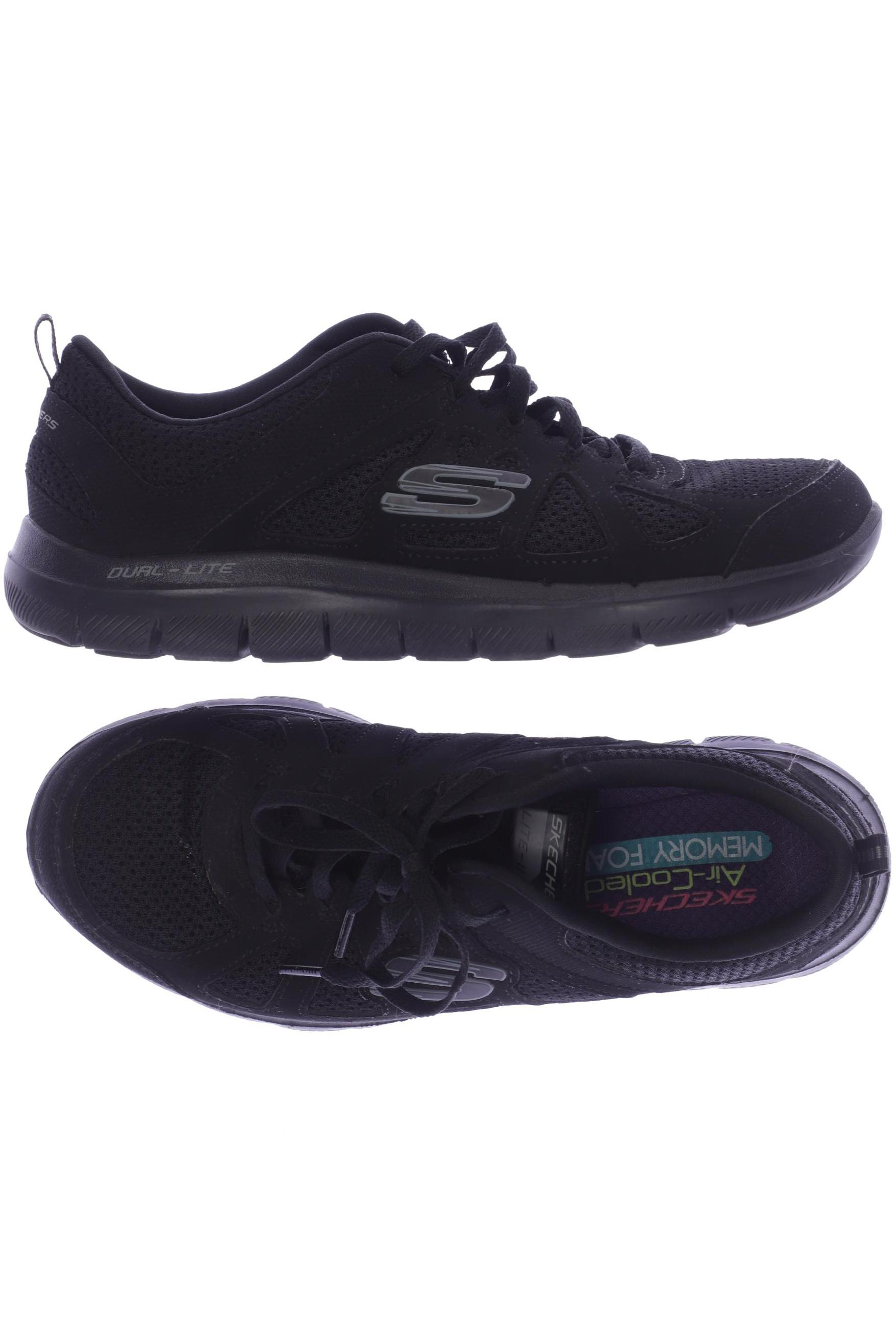 

SKECHERS Damen Sneakers, schwarz