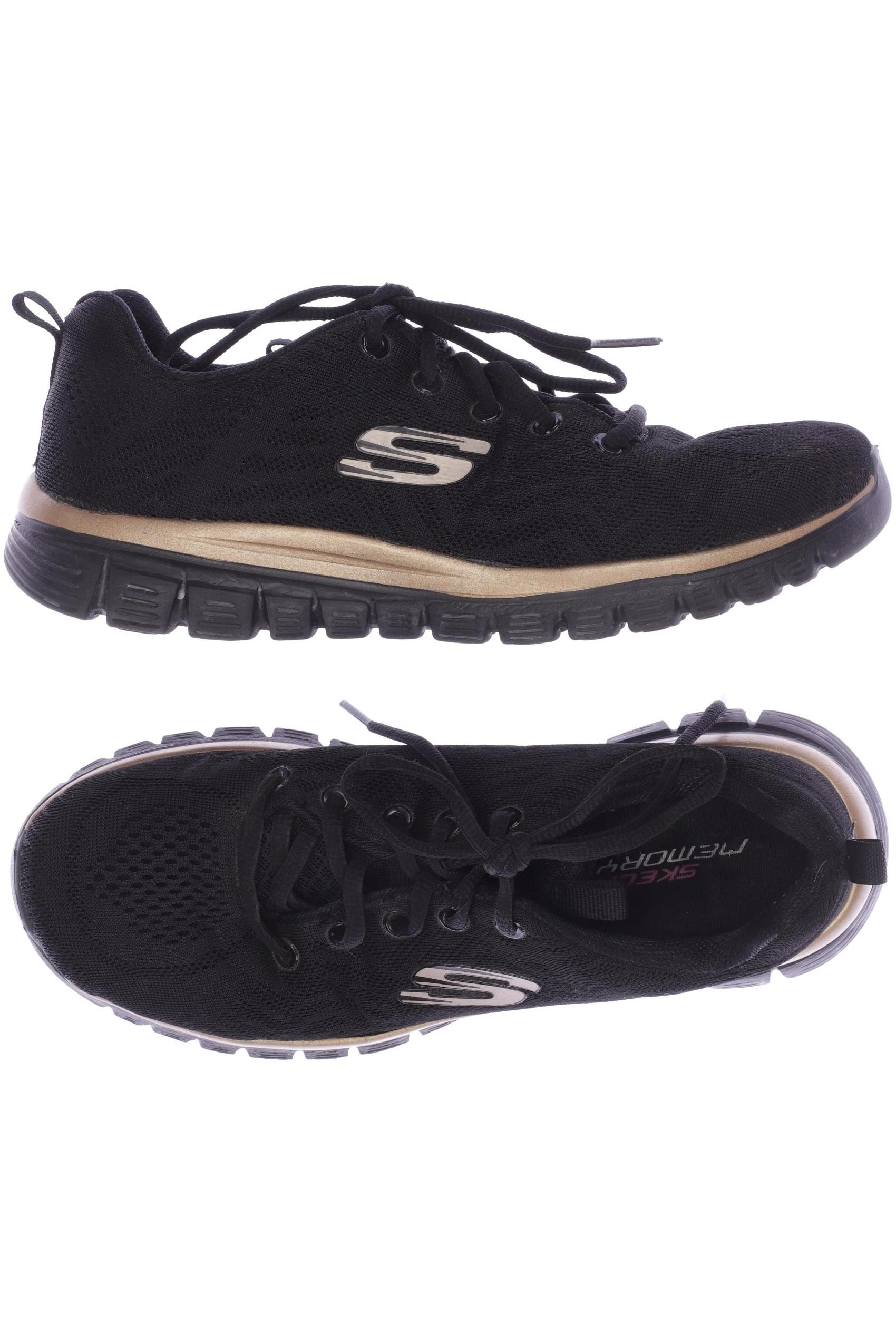 

SKECHERS Damen Sneakers, schwarz