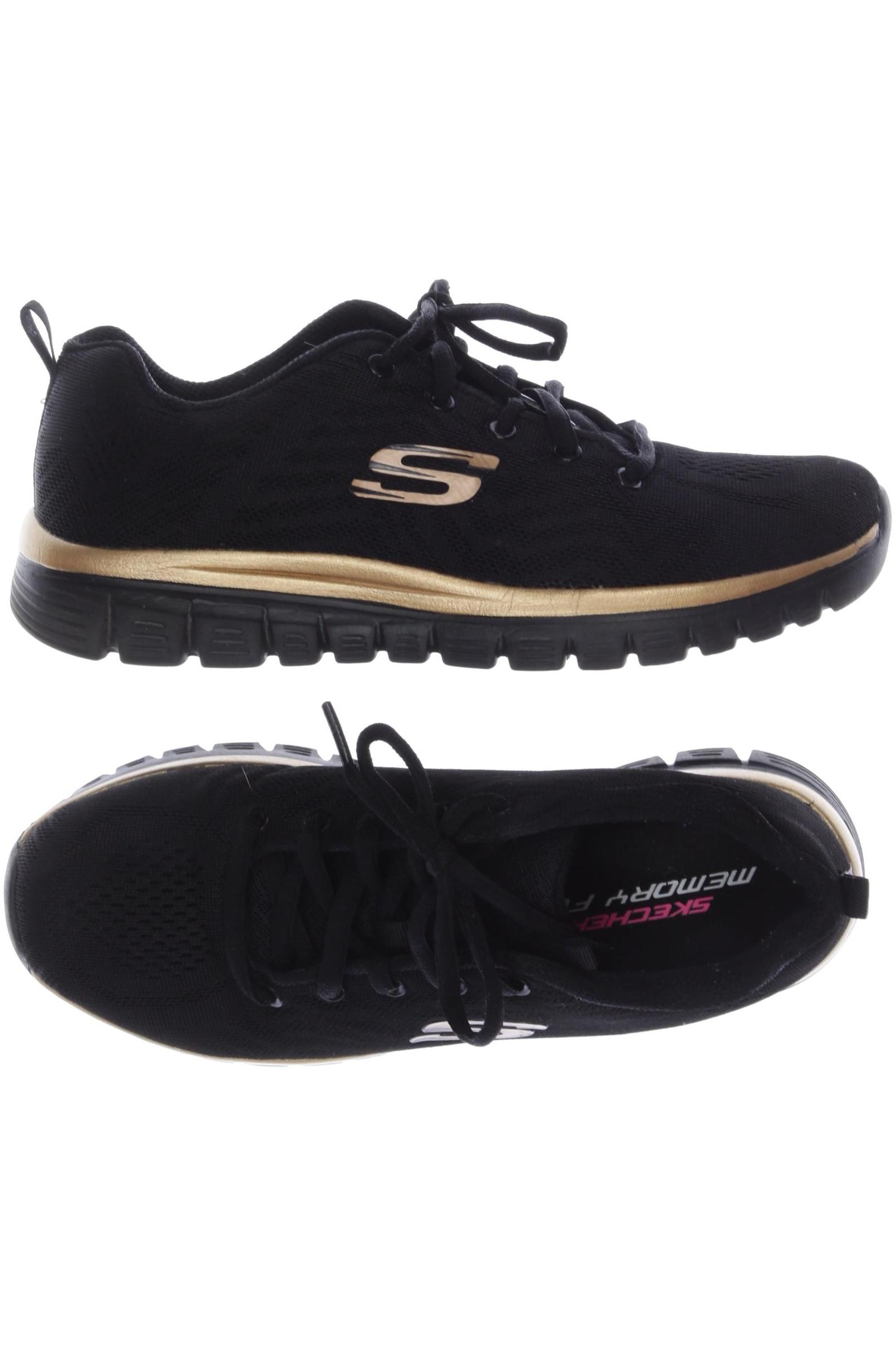 

Skechers Damen Sneakers, schwarz, Gr. 38