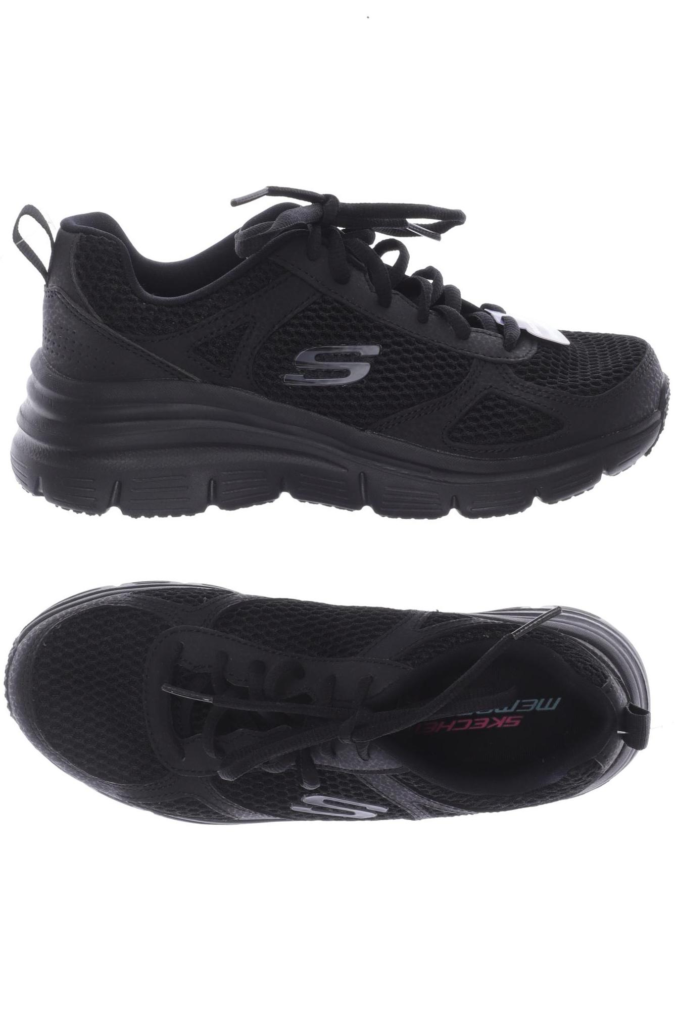 

SKECHERS Damen Sneakers, schwarz