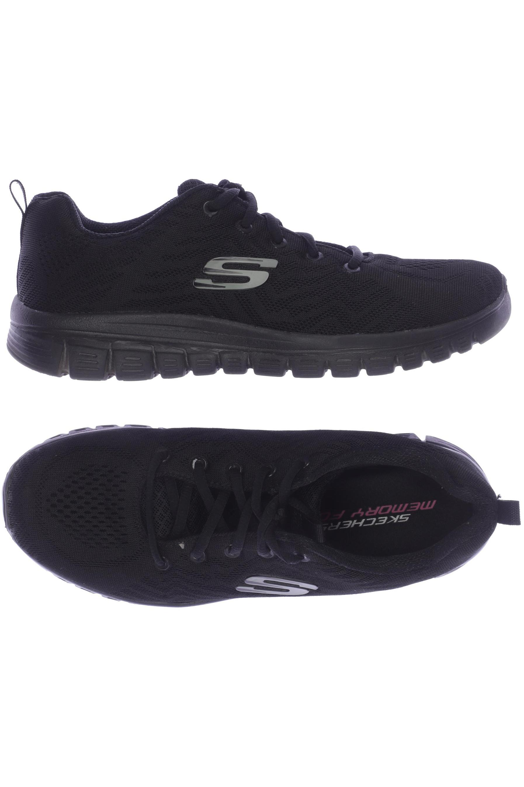 

SKECHERS Damen Sneakers, schwarz