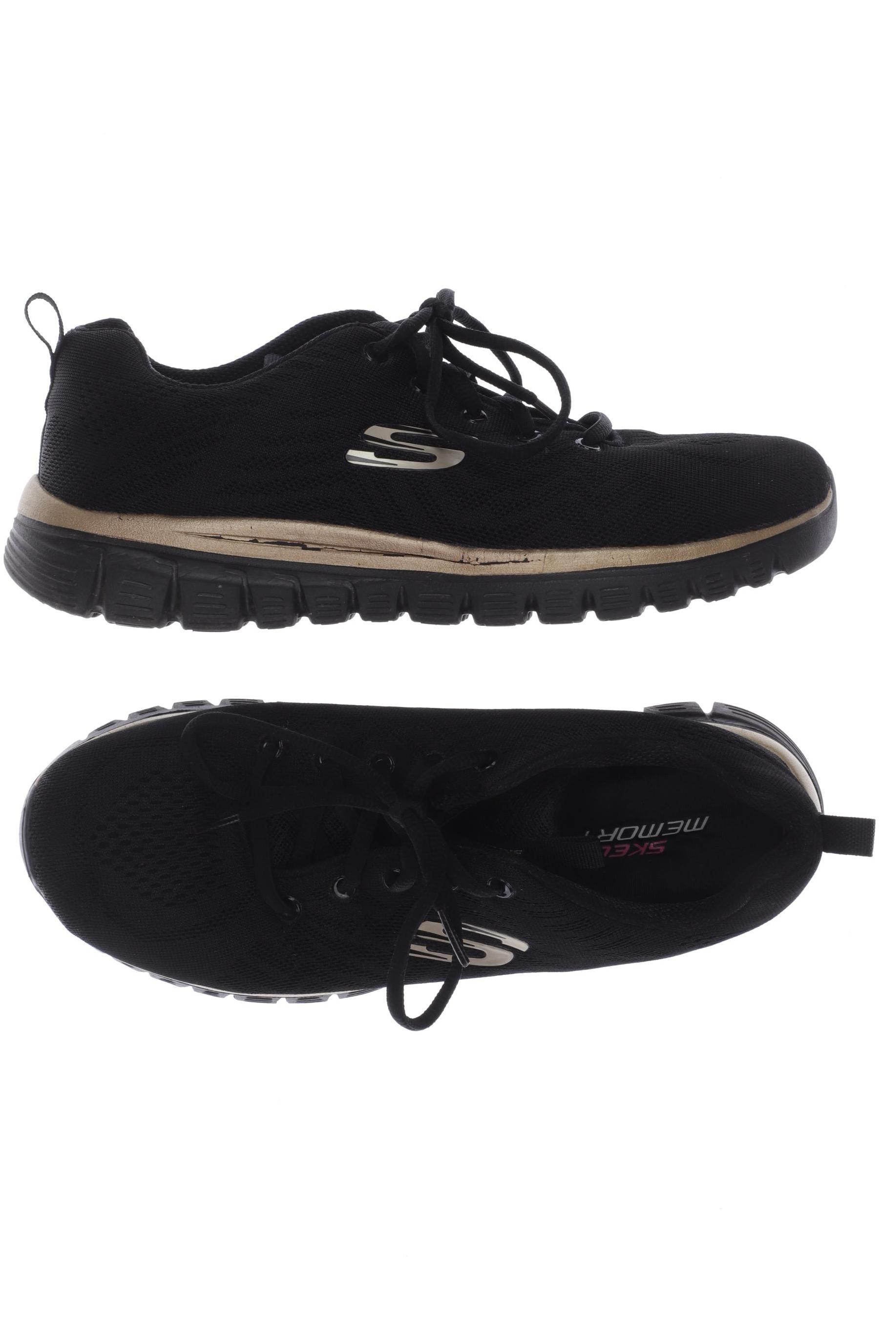 

SKECHERS Damen Sneakers, schwarz