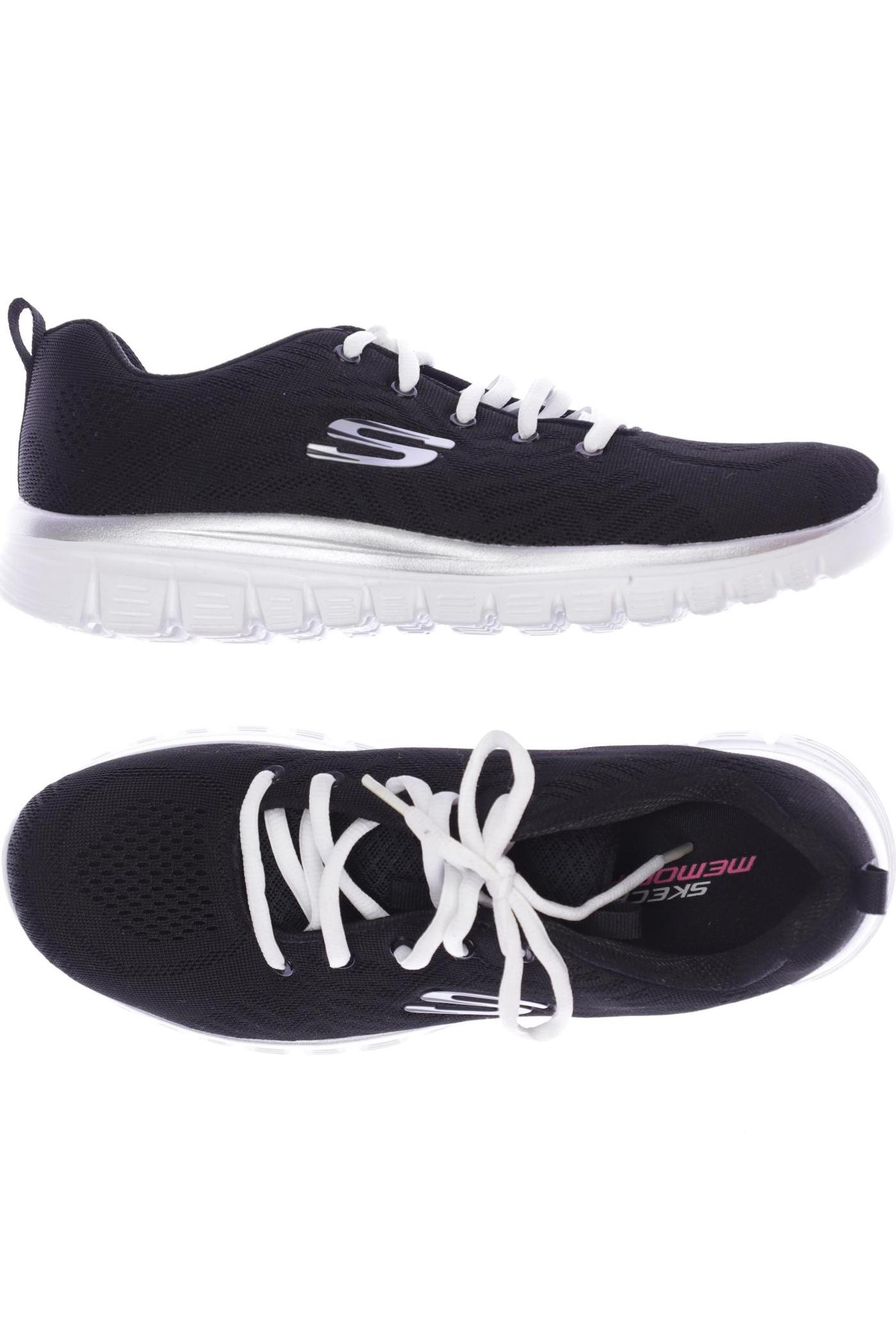 

SKECHERS Damen Sneakers, schwarz