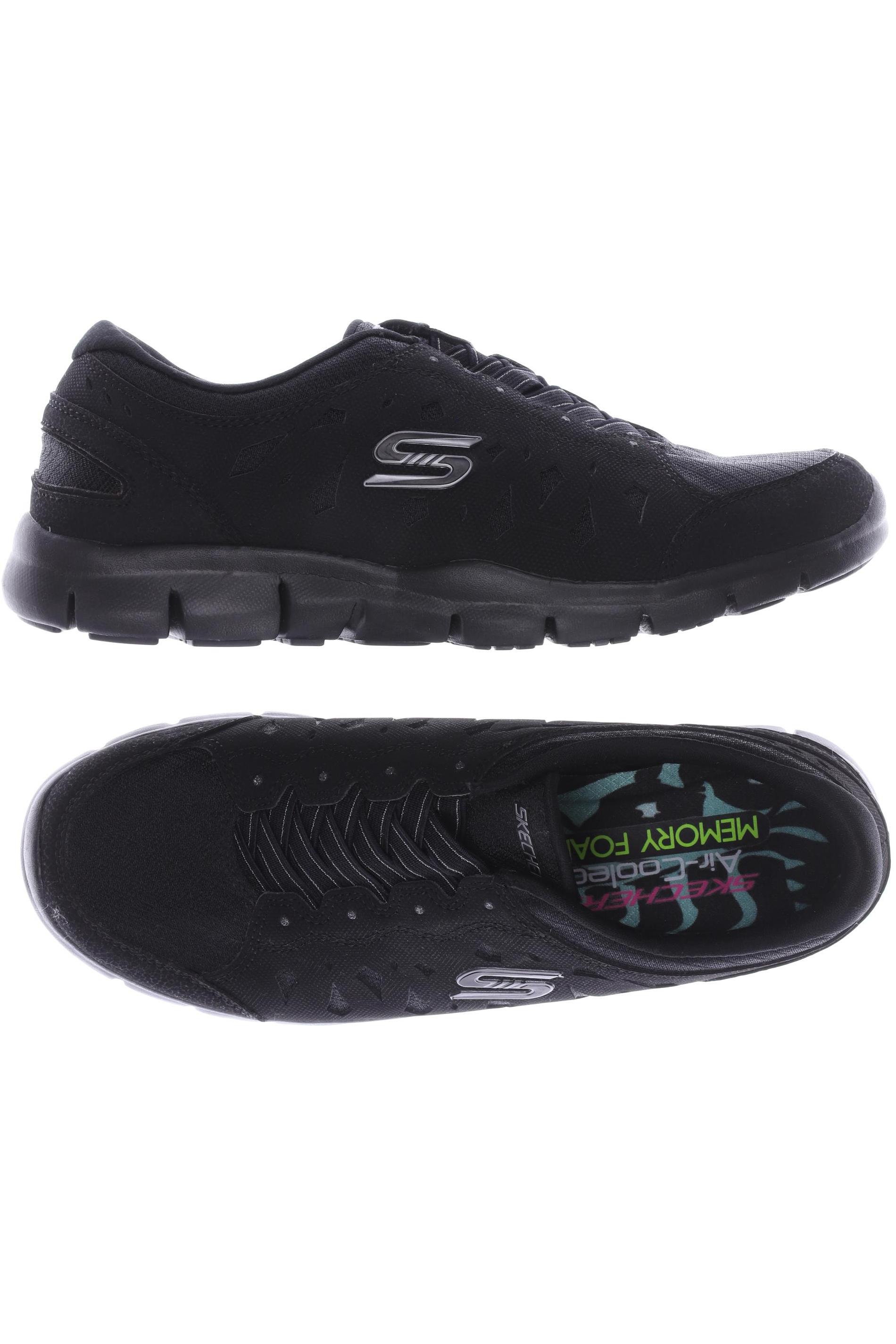 

SKECHERS Damen Sneakers, schwarz