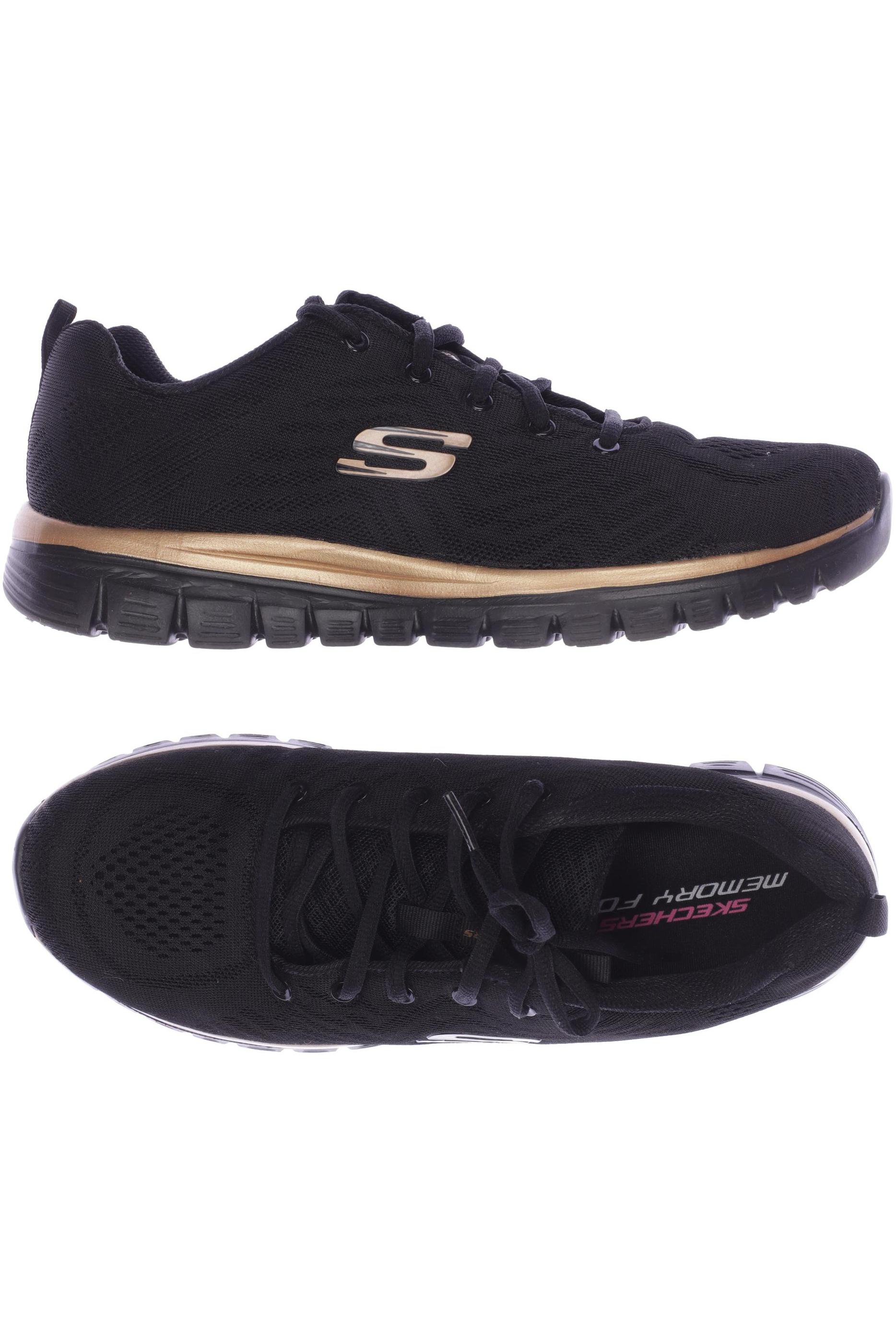 

SKECHERS Damen Sneakers, schwarz