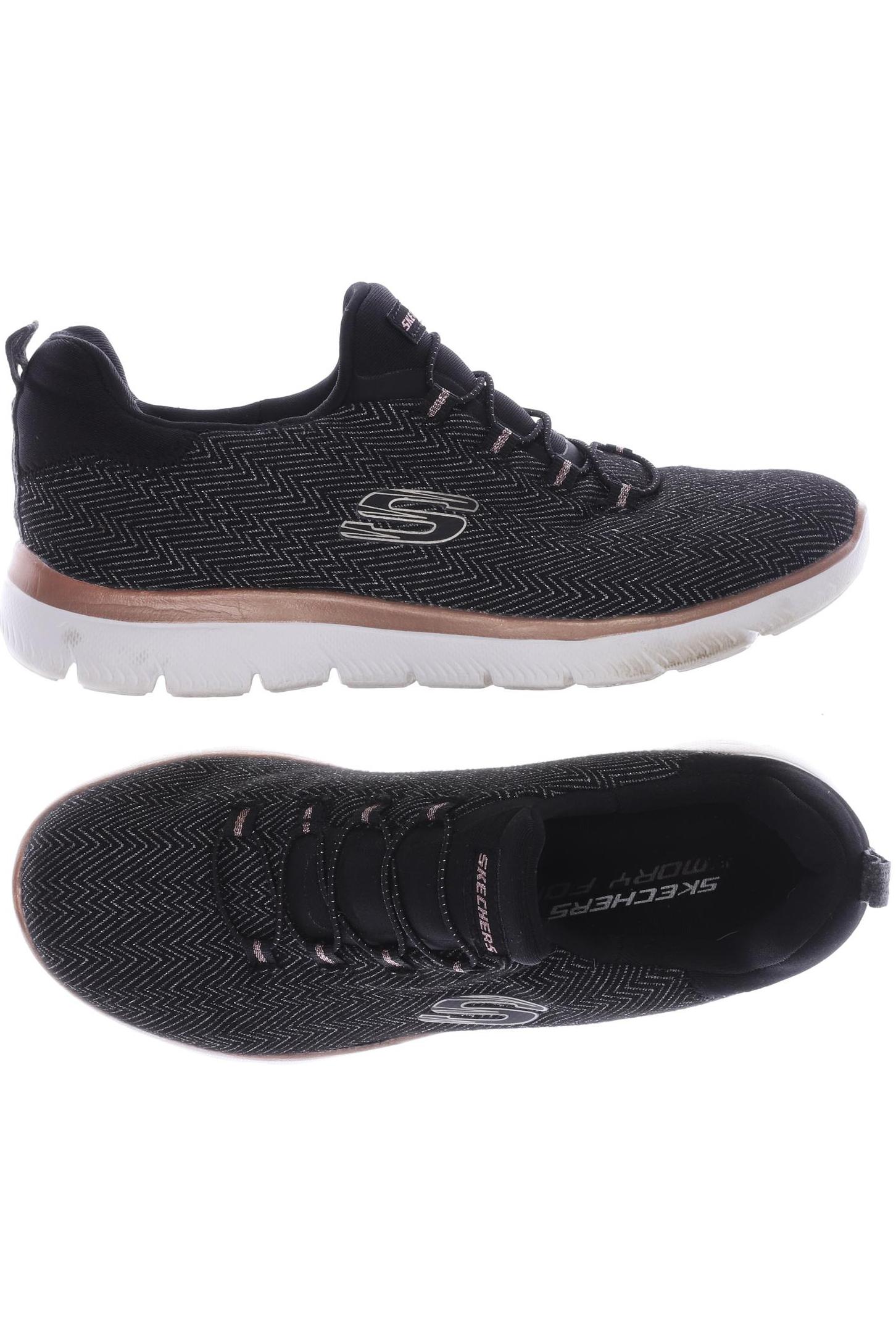 

SKECHERS Damen Sneakers, schwarz