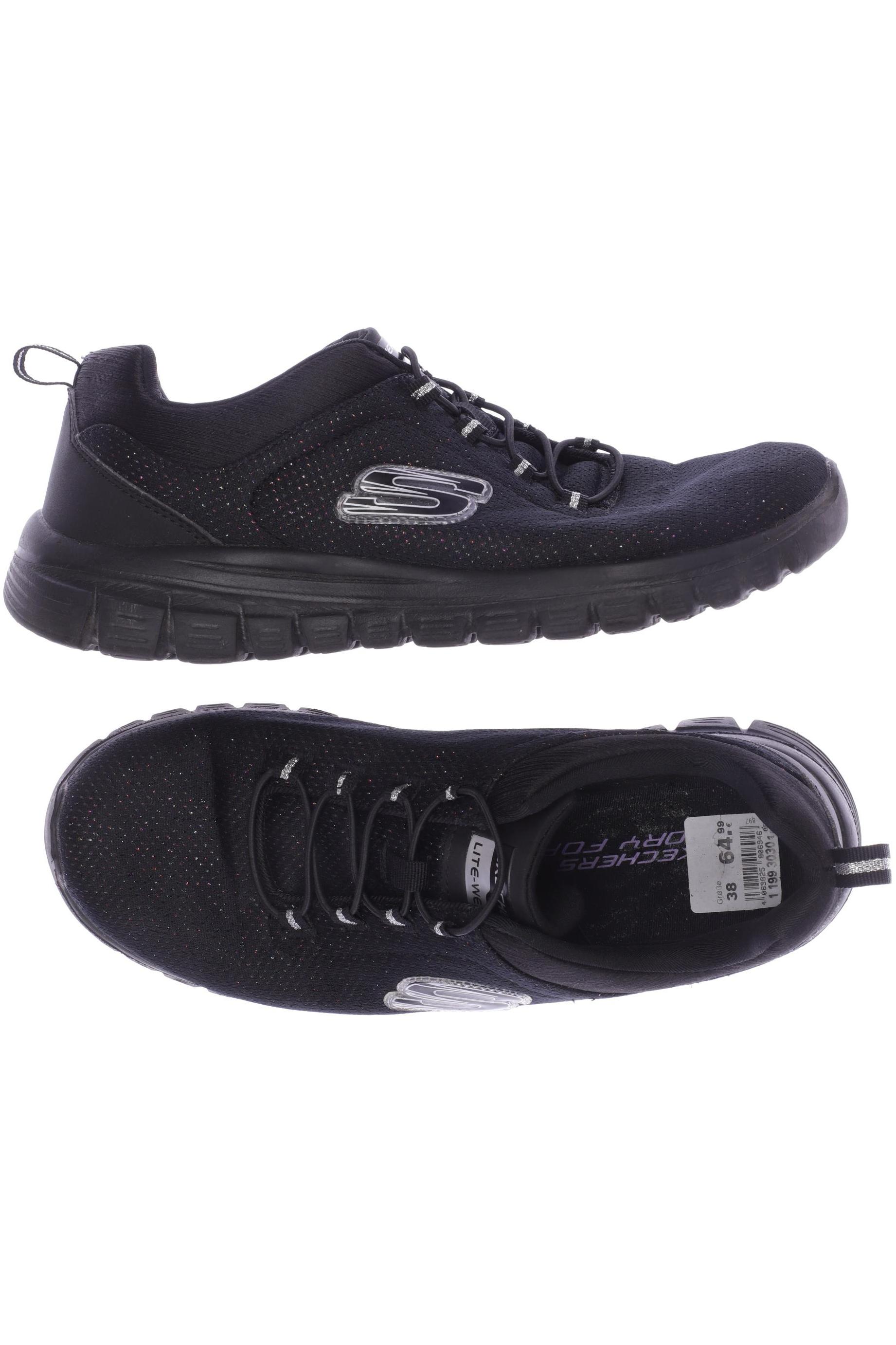 

Skechers Damen Sneakers, schwarz, Gr. 38