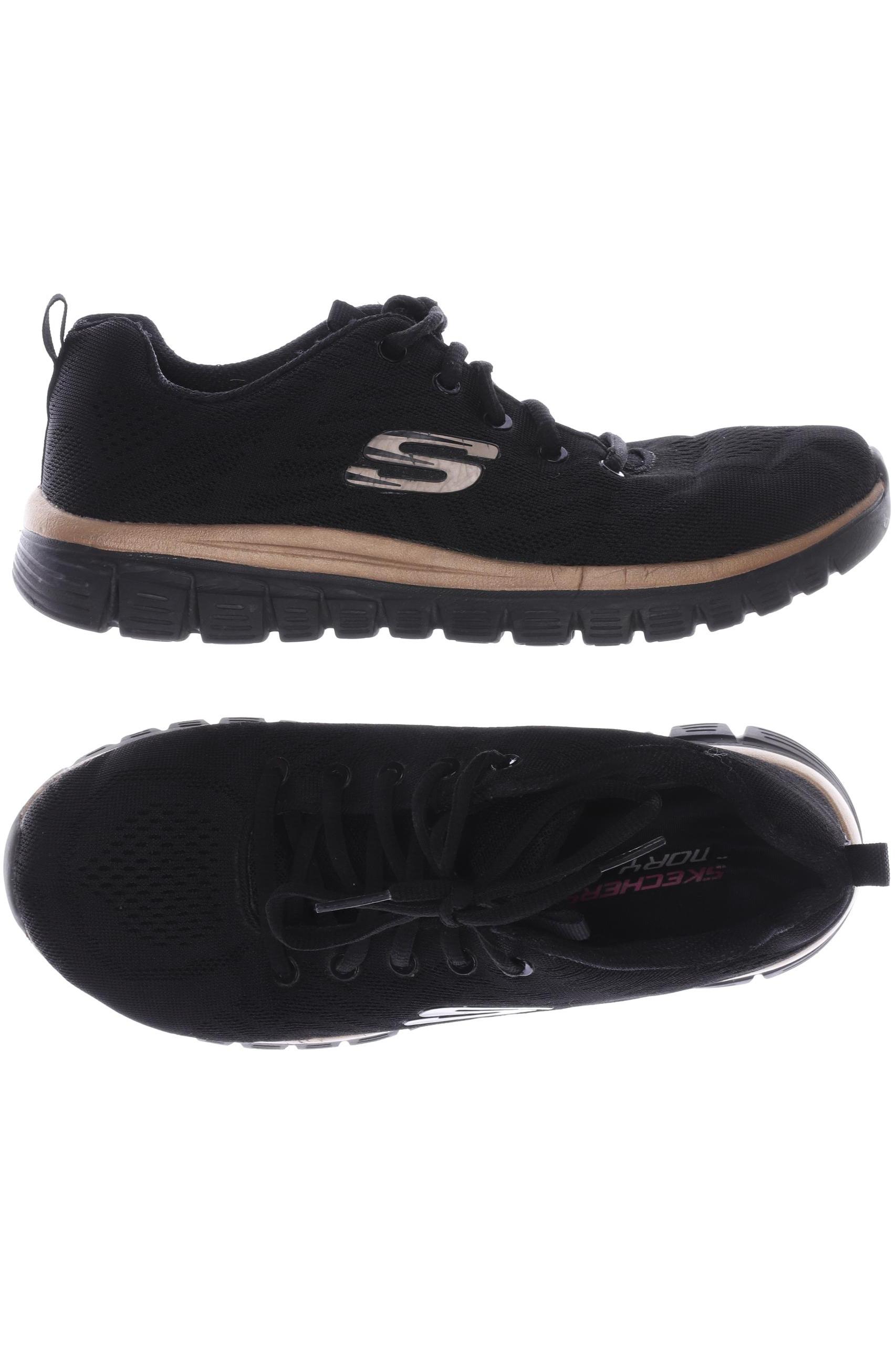 

SKECHERS Damen Sneakers, schwarz