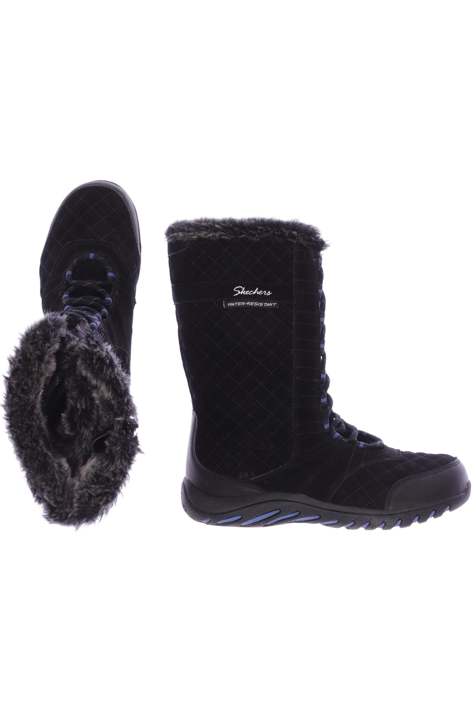 

Skechers Damen Stiefel, schwarz, Gr. 37.5