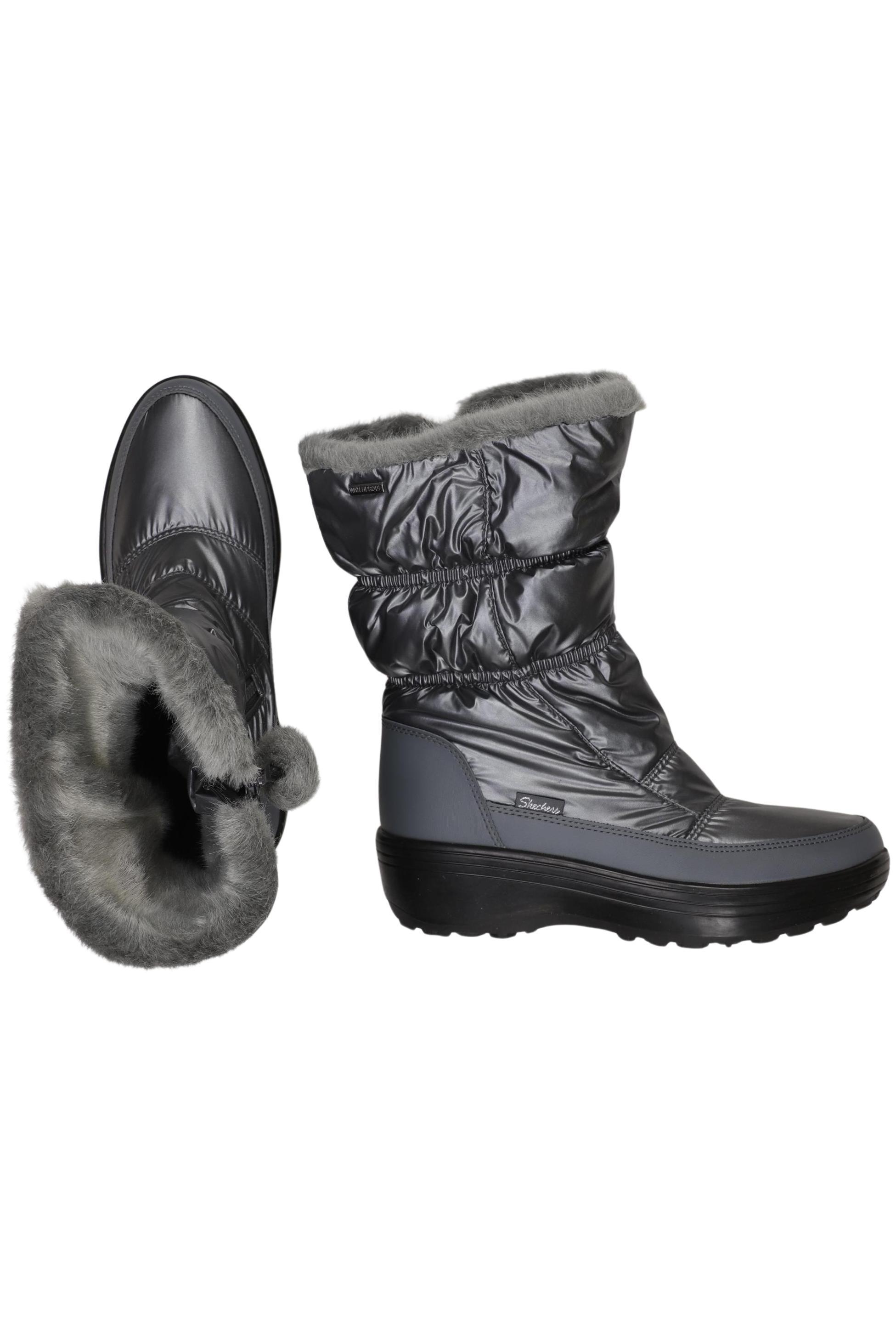 

Skechers Damen Stiefel, silber, Gr. 39
