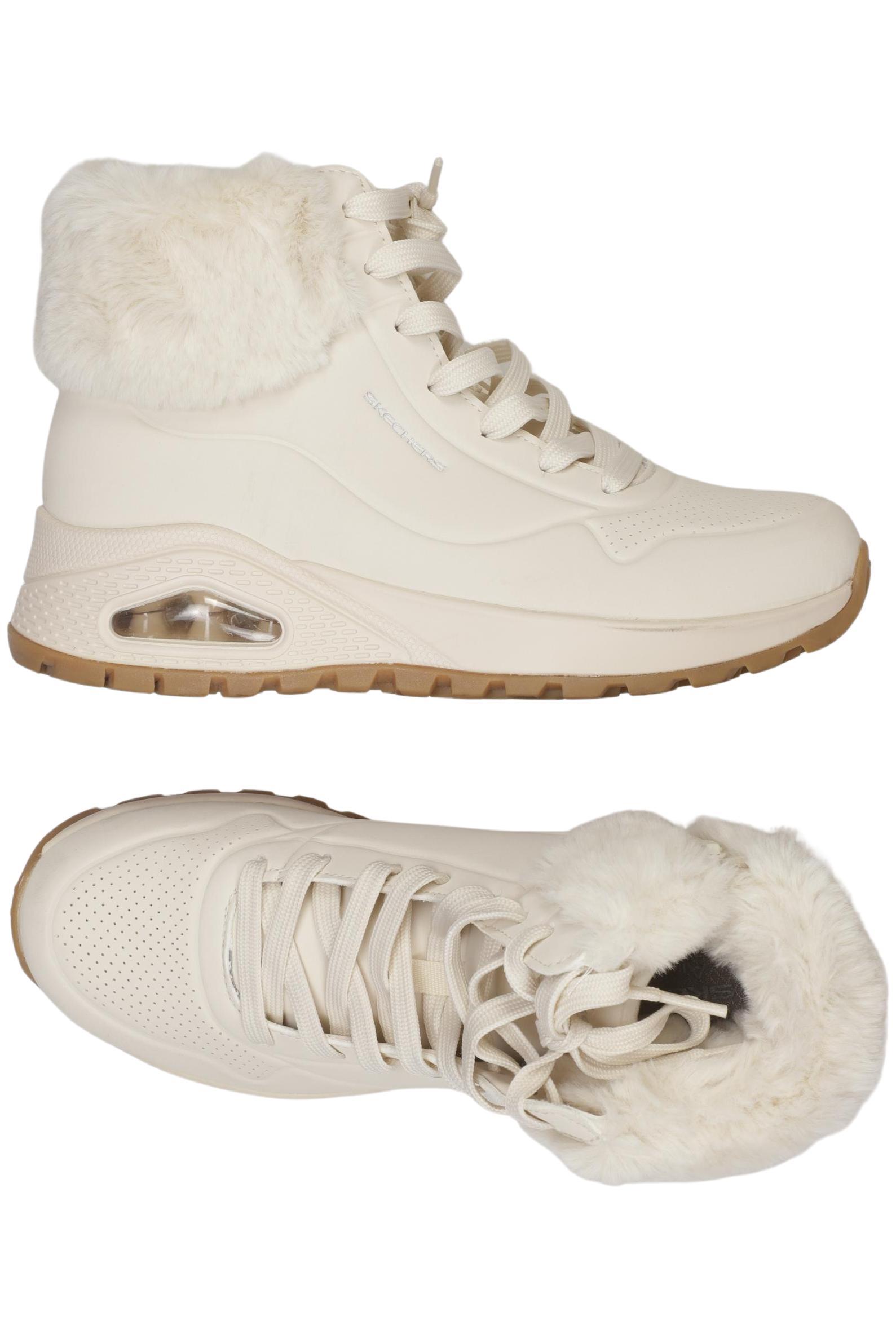 

Skechers Damen Stiefelette, cremeweiß, Gr. 38
