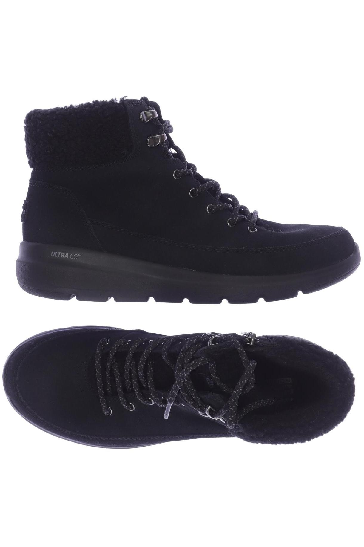 

SKECHERS Damen Stiefelette, schwarz