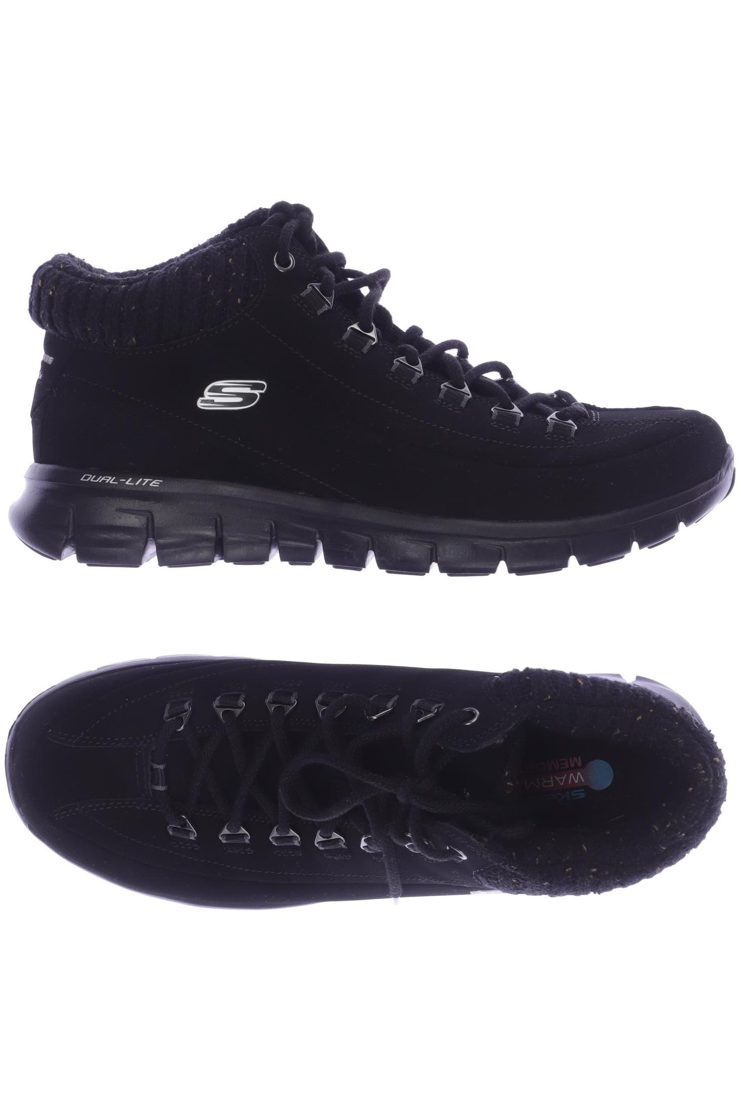

SKECHERS Damen Stiefelette, schwarz
