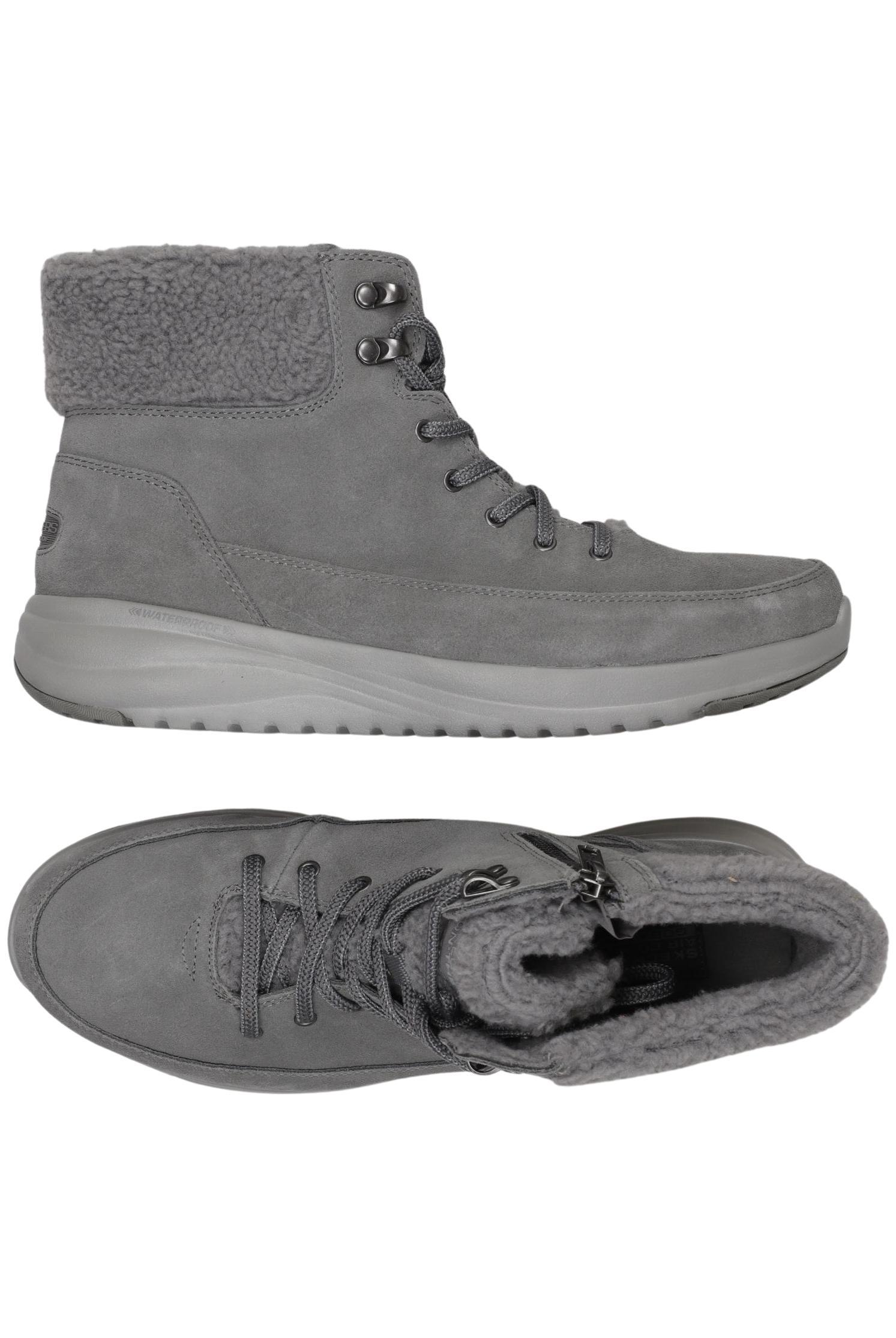 

Skechers Damen Stiefelette, grau, Gr. 40