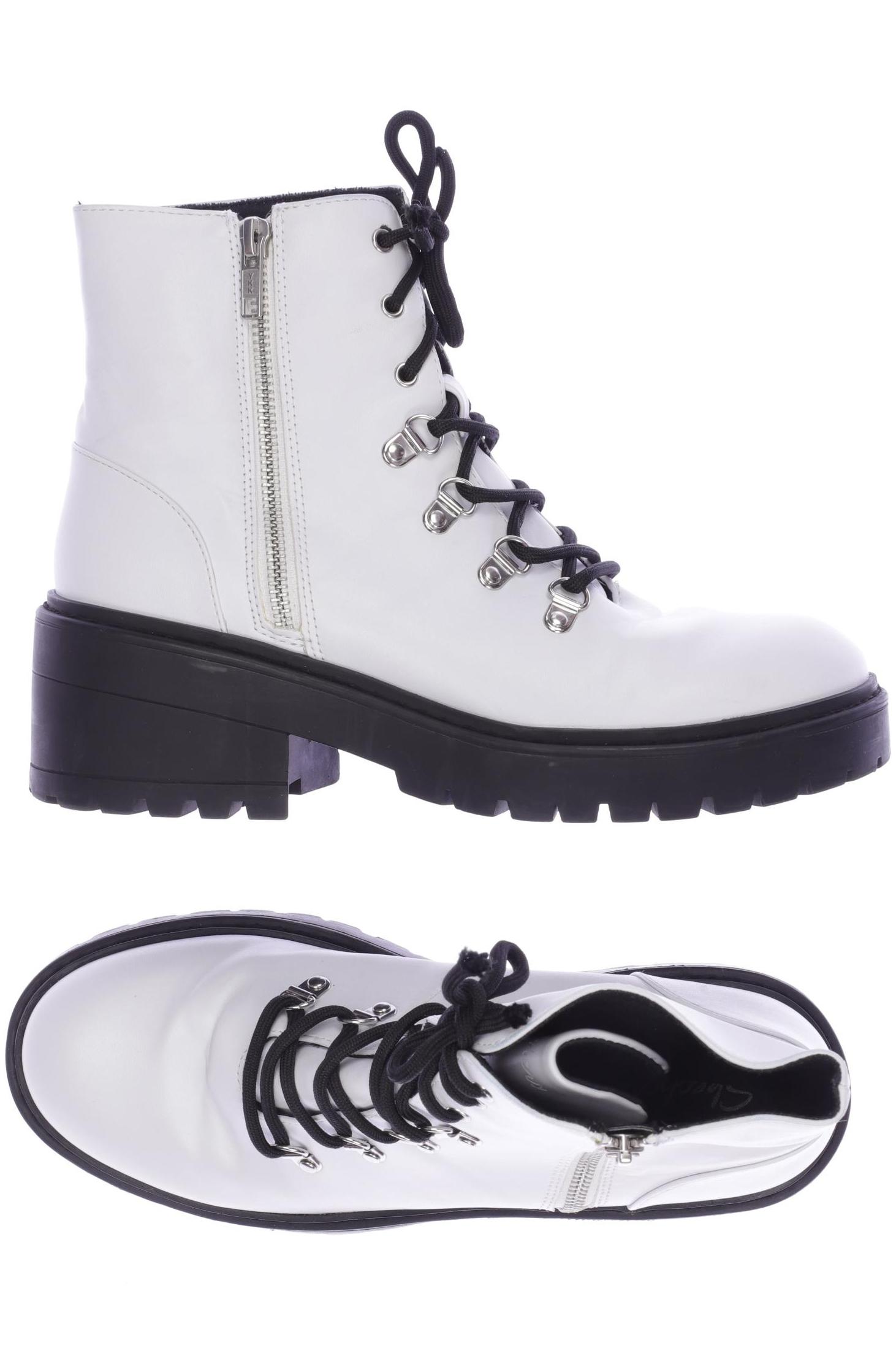

Skechers Damen Stiefelette, weiß, Gr. 38.5