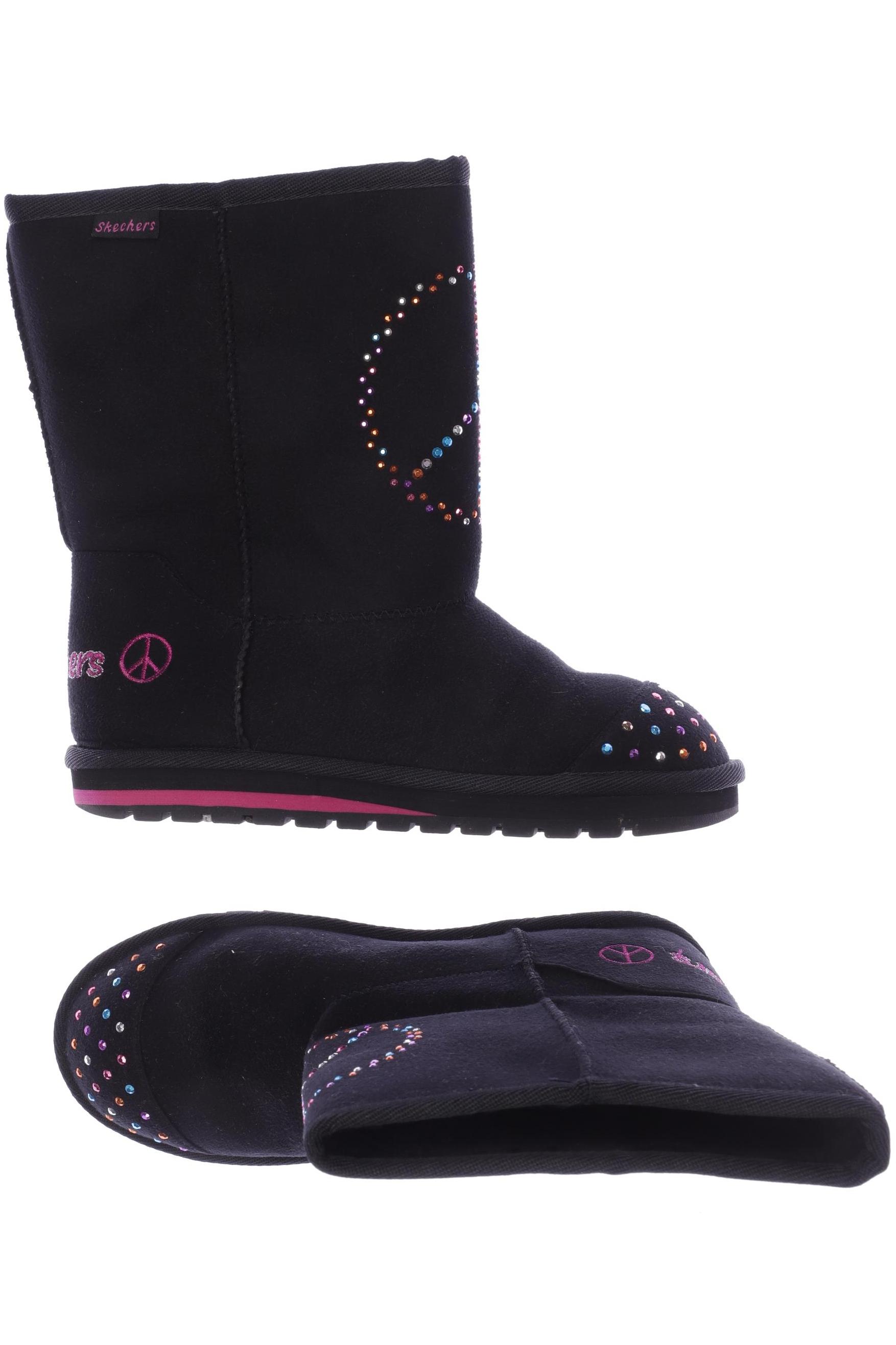 

SKECHERS Damen Stiefelette, schwarz