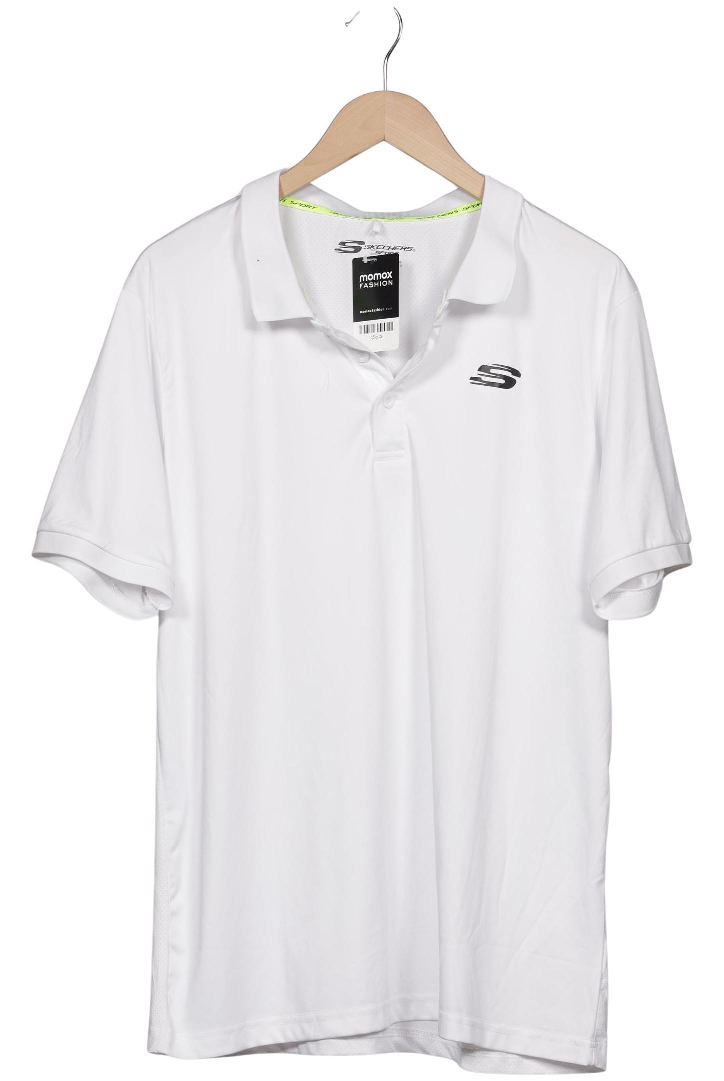 

Skechers Herren Poloshirt, weiß, Gr. 56