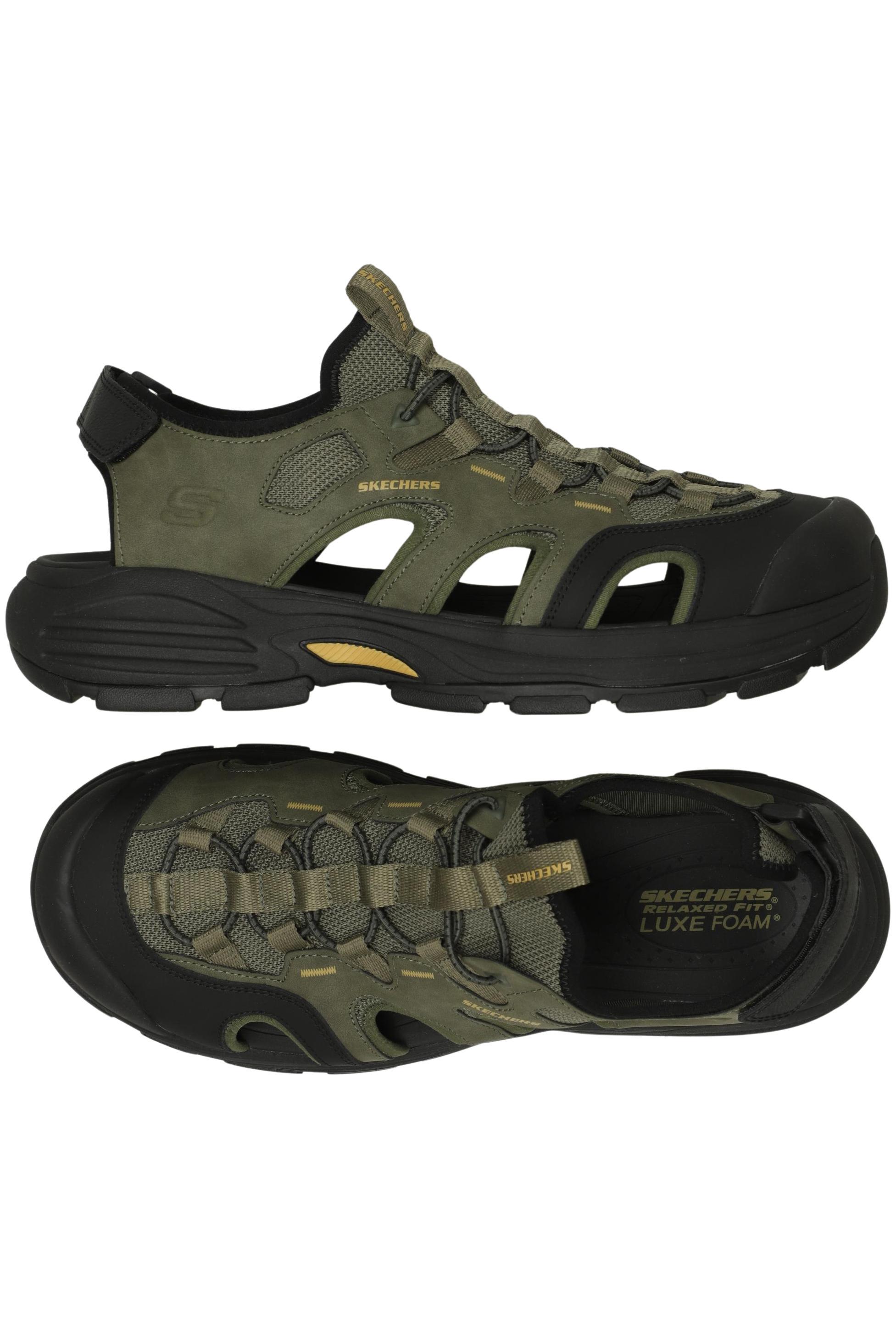 

Skechers Herren Sandale, grün, Gr. 46