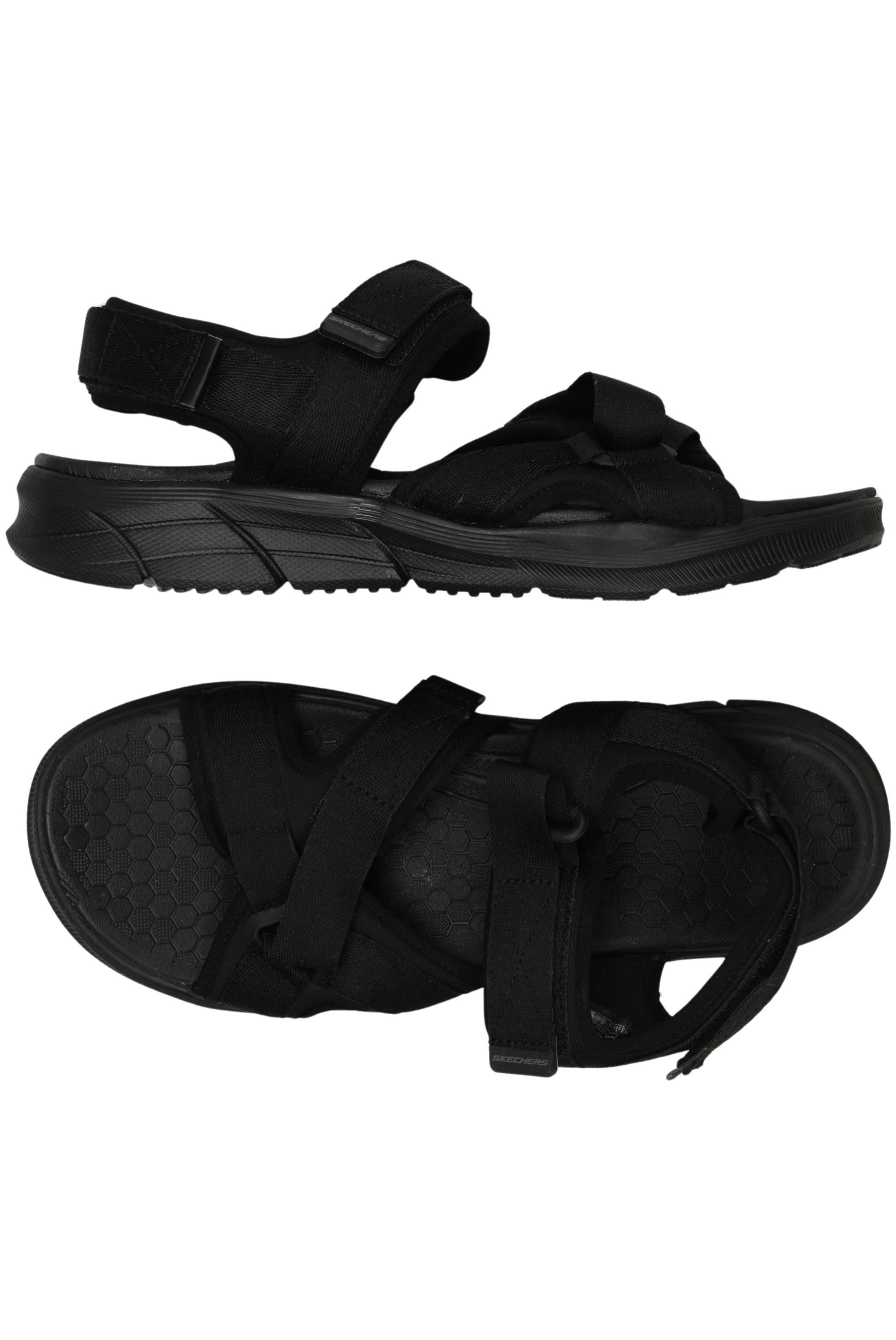 

Skechers Herren Sandale, schwarz, Gr. 46