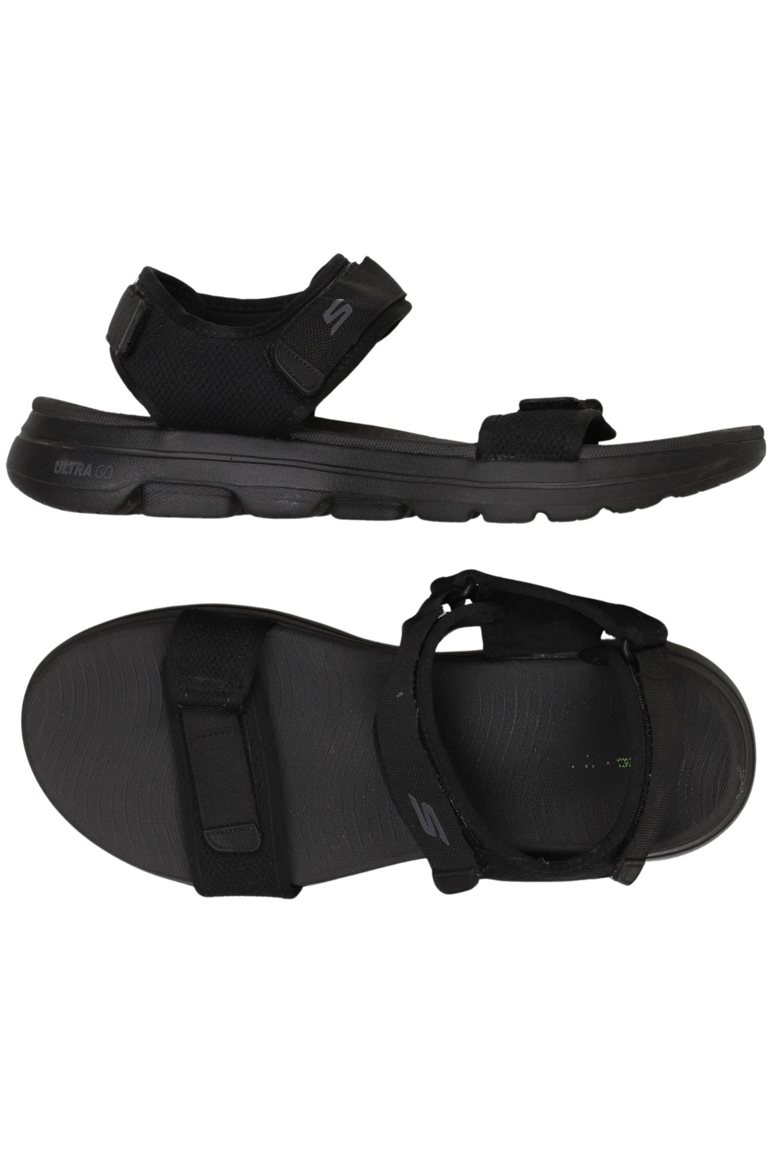 

Skechers Herren Sandale, schwarz, Gr. 47