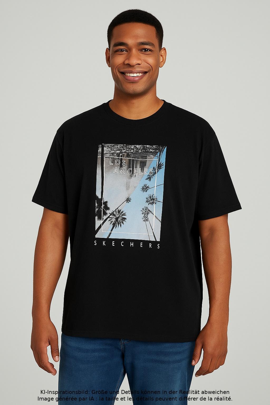 

Skechers Herren T-Shirt, schwarz, Gr. 56
