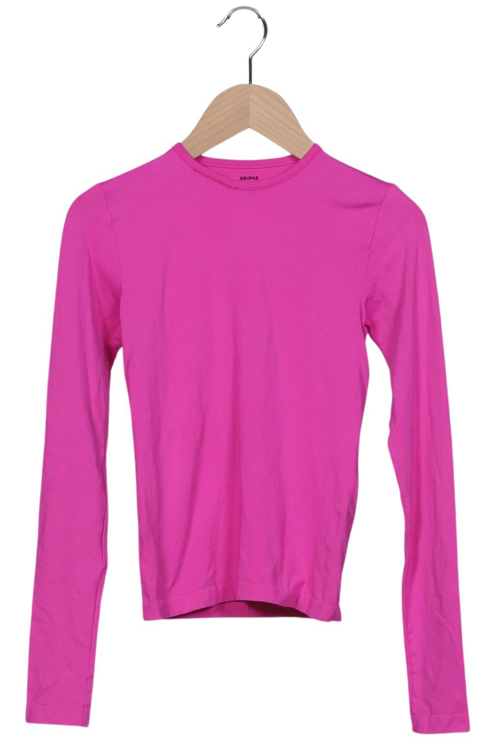 

Skims Damen Langarmshirt, pink, Gr. 36