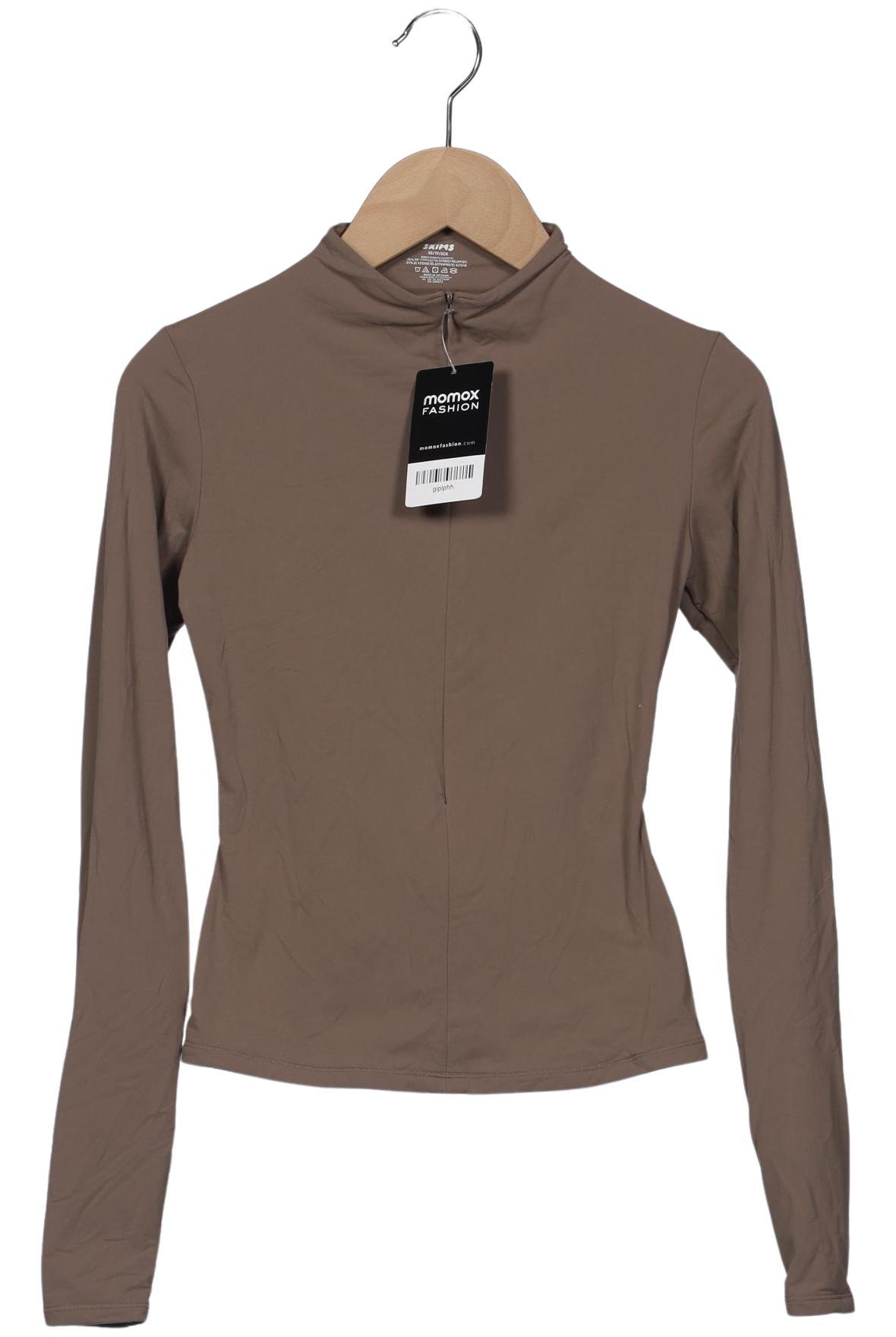 

Skims Damen Langarmshirt, braun, Gr. 34