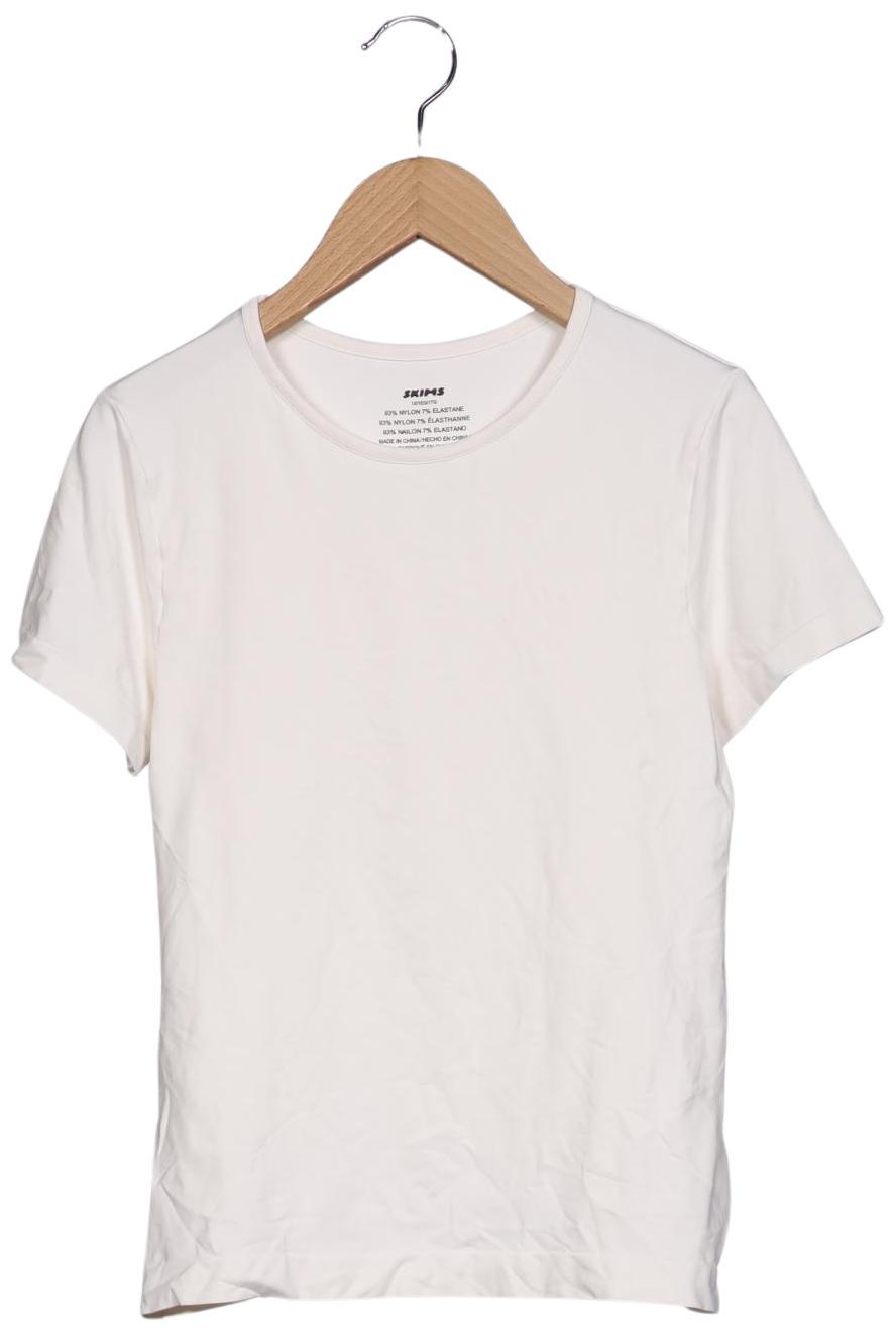 

Skims Damen T-Shirt, cremeweiß, Gr. 34