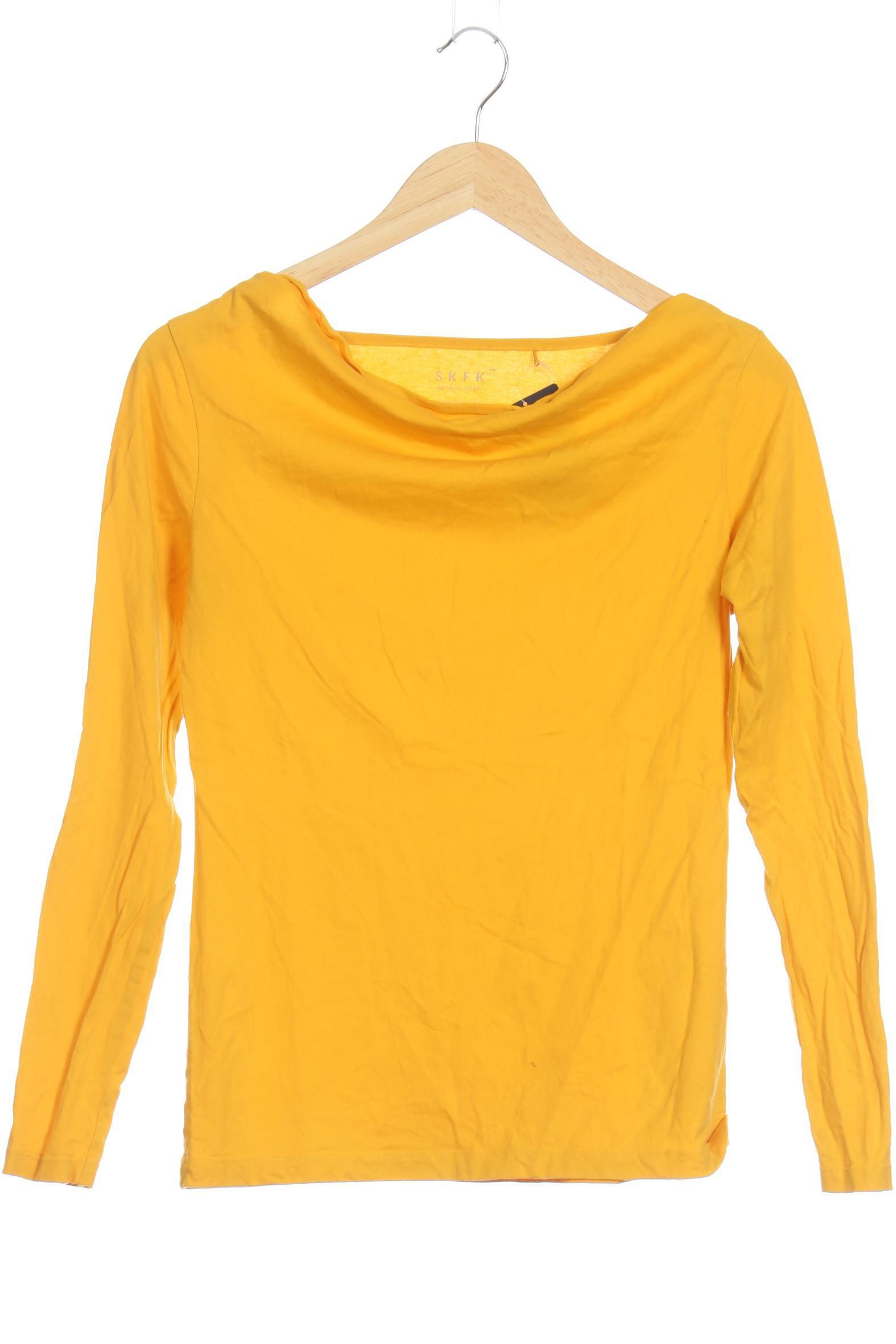 

Skfk Damen Langarmshirt, gelb, Gr. 36