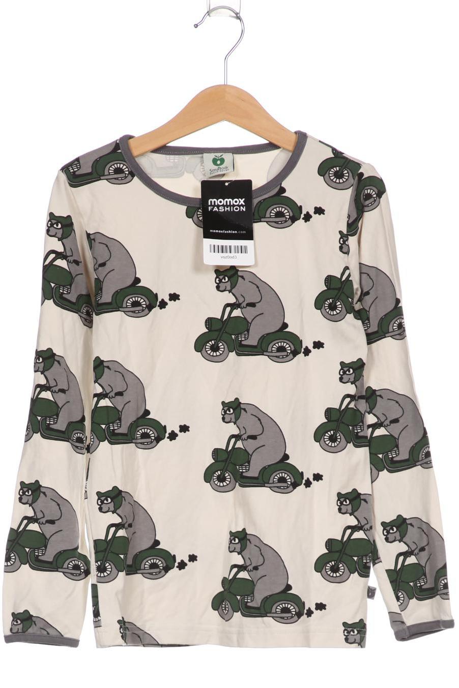 

Smafolk Jungen Langarmshirt, cremeweiß