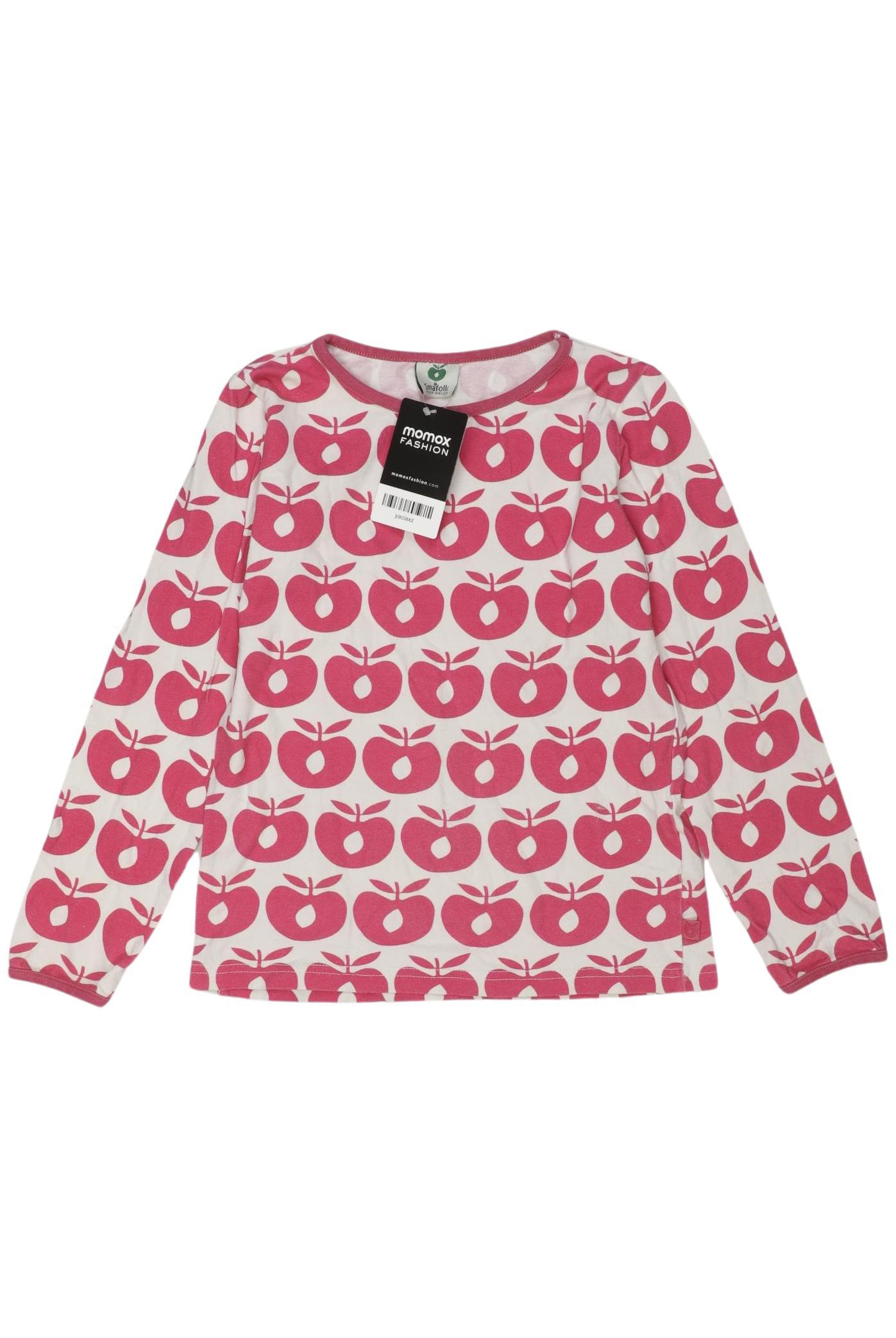 

Smafolk Mädchen Langarmshirt, pink, Gr. 122/128