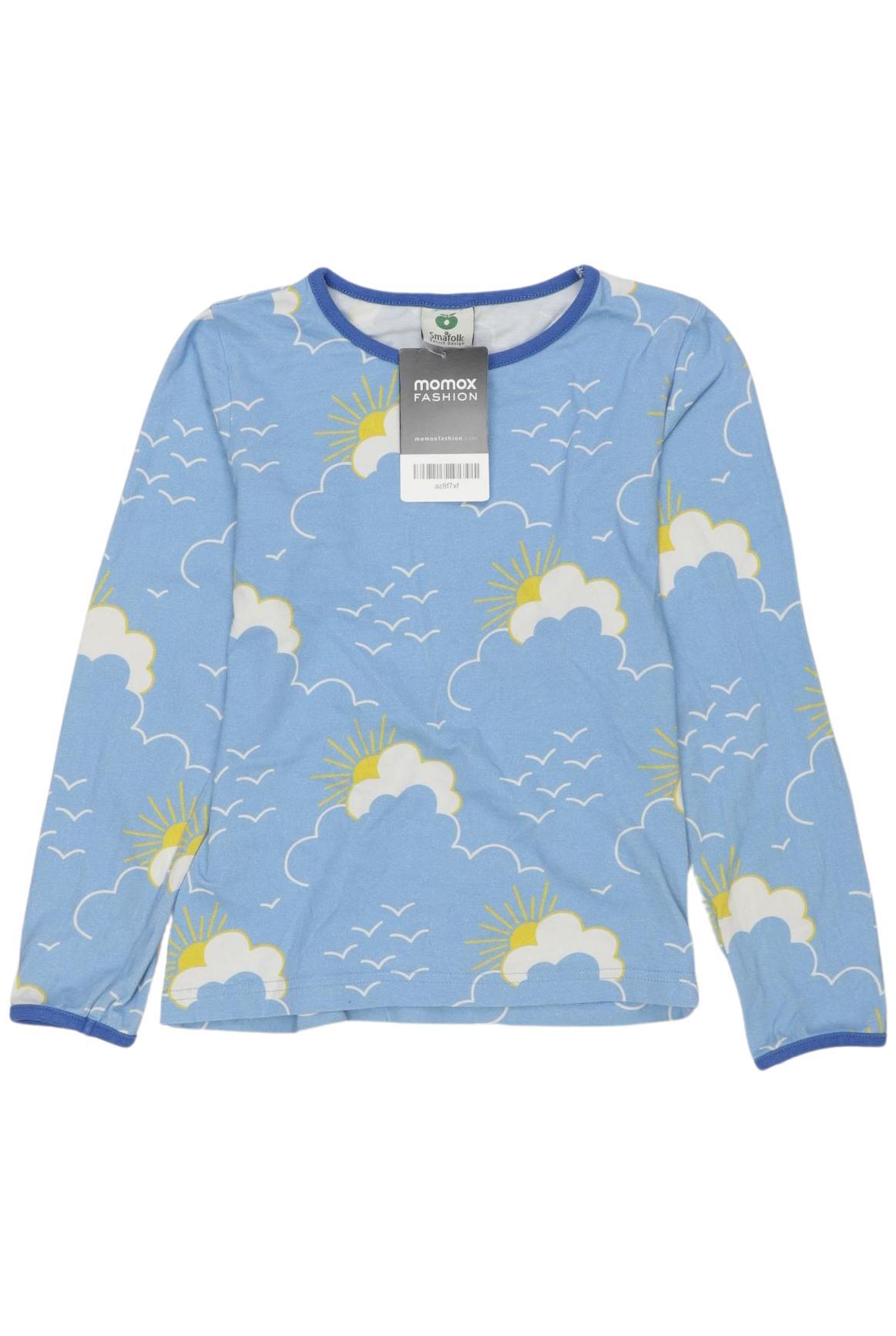 

Smafolk Mädchen Langarmshirt, hellblau, Gr. 110/116