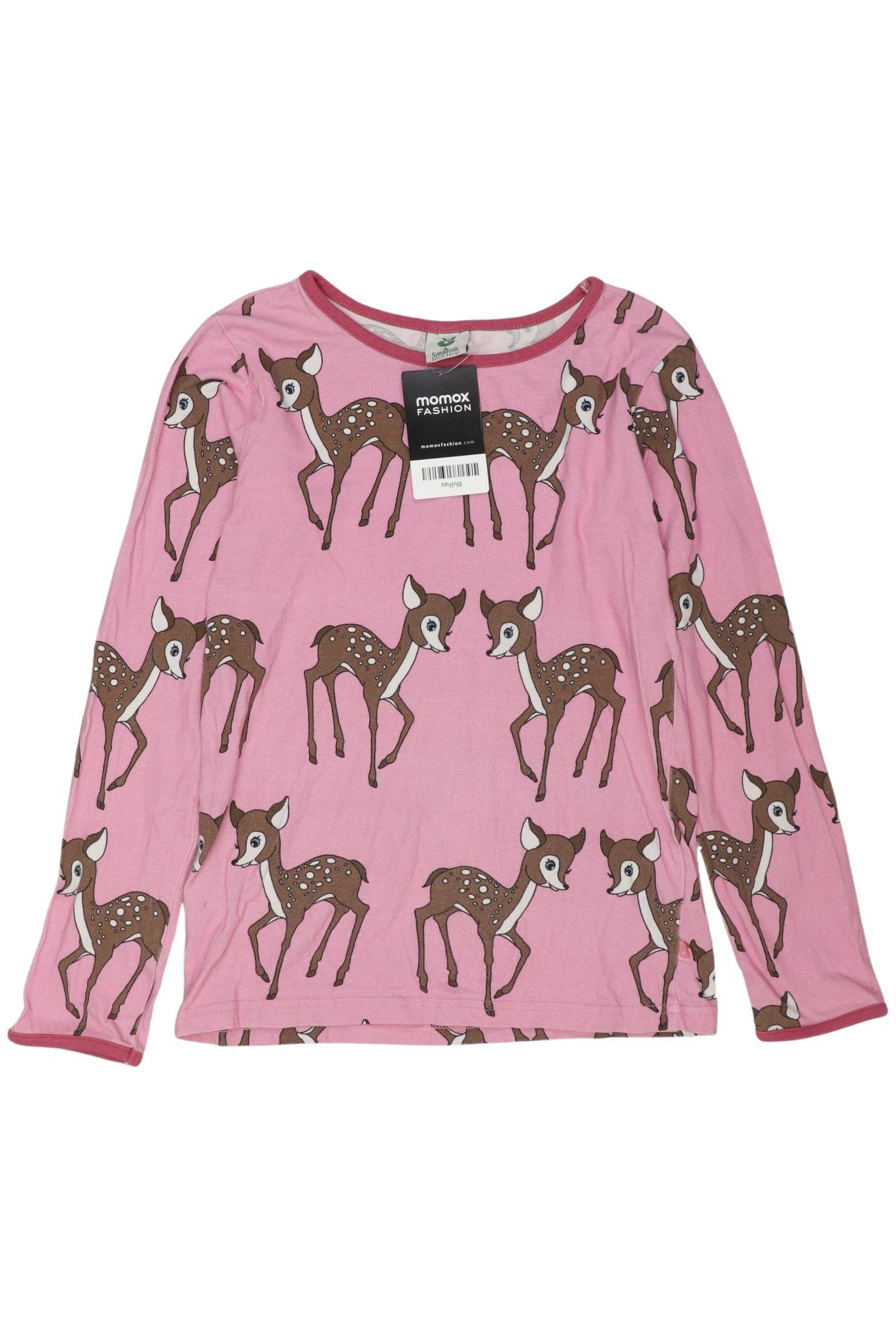 

Smafolk Mädchen Langarmshirt, pink, Gr. 134/140