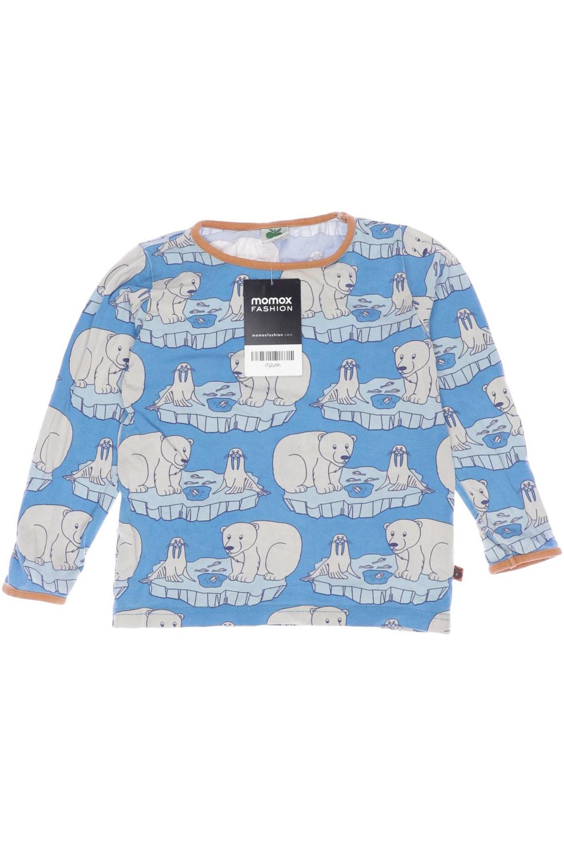 

Smafolk Mädchen Langarmshirt, blau, Gr. 92