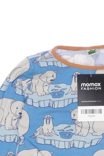 Thumbnail - Smafolk Mädchen Langarmshirt, blau, Gr. 92