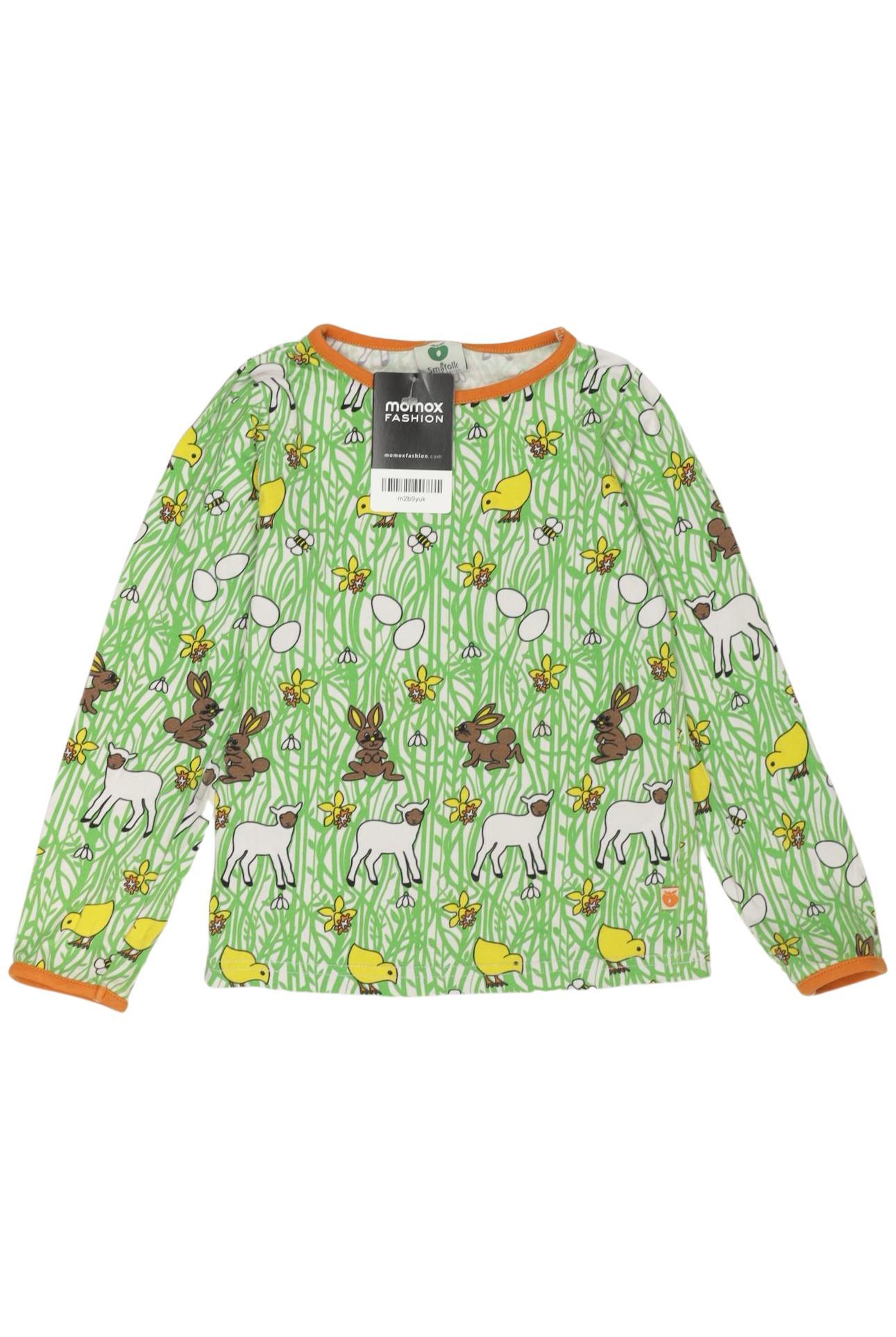 

Smafolk Mädchen Langarmshirt, grün, Gr. 104