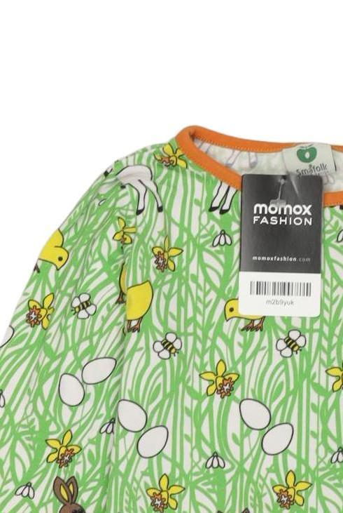 Thumbnail - Smafolk Mädchen Langarmshirt, grün, Gr. 104