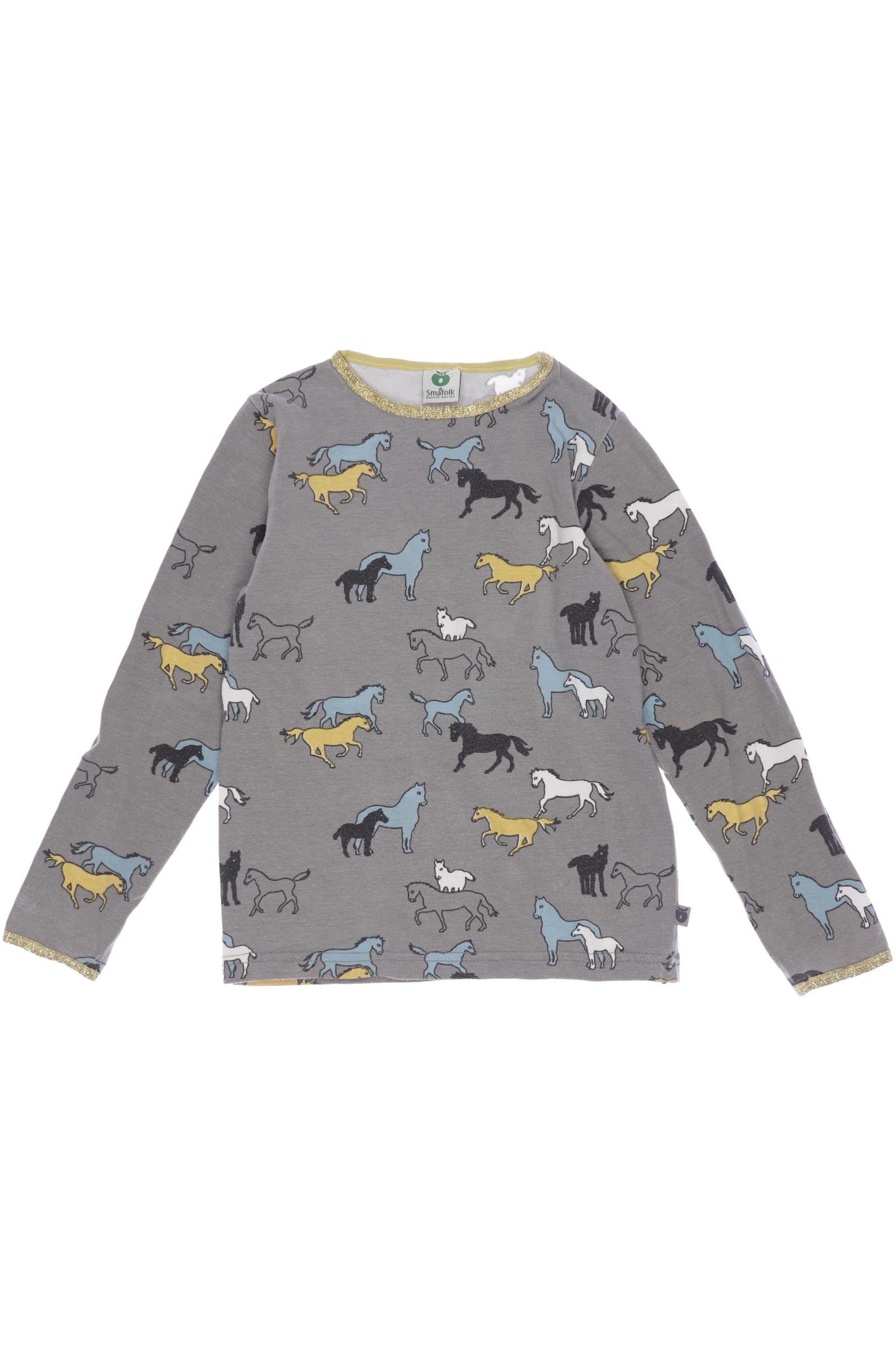 

Smafolk Mädchen Langarmshirt, grau