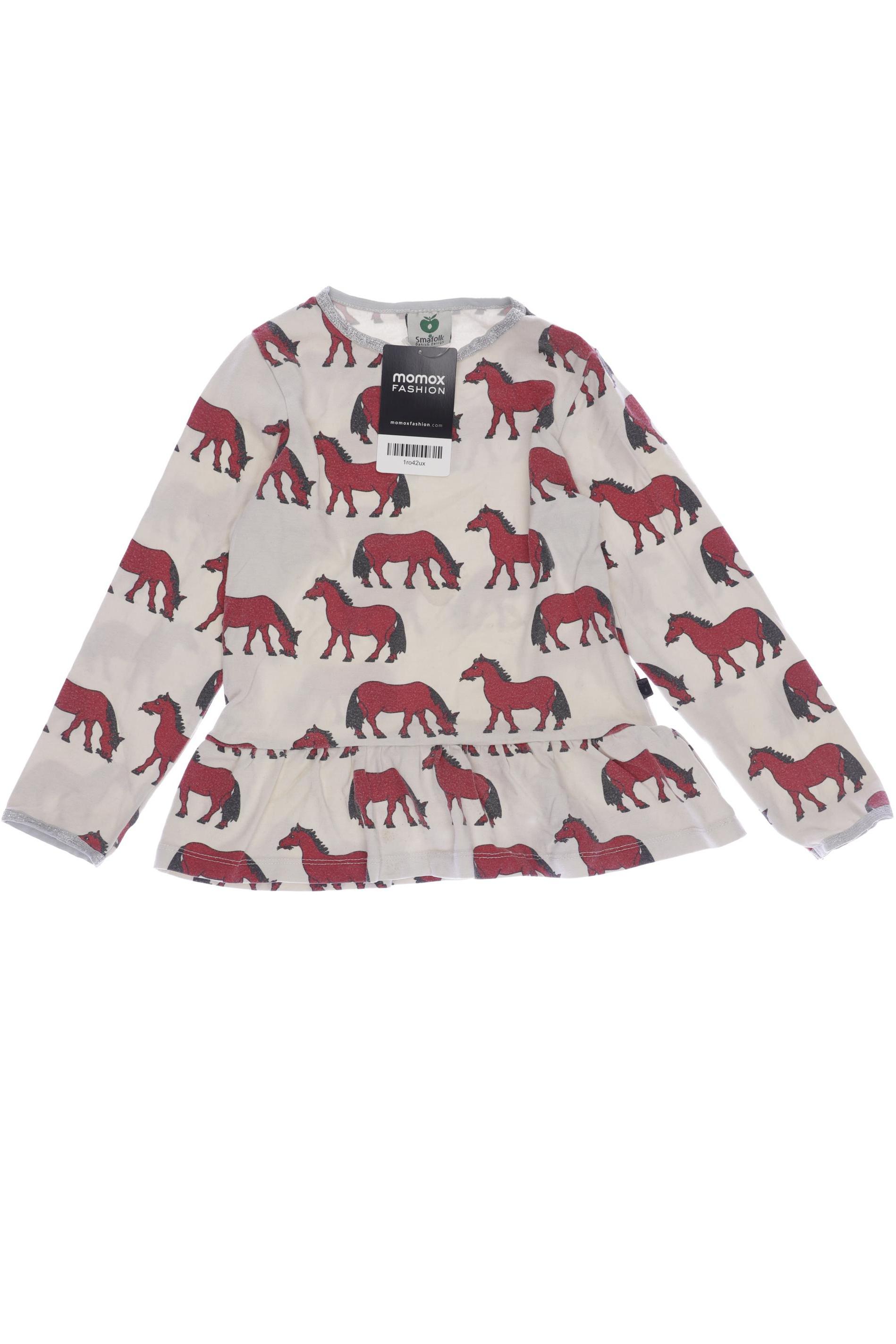 

Smafolk Mädchen Langarmshirt, cremeweiß
