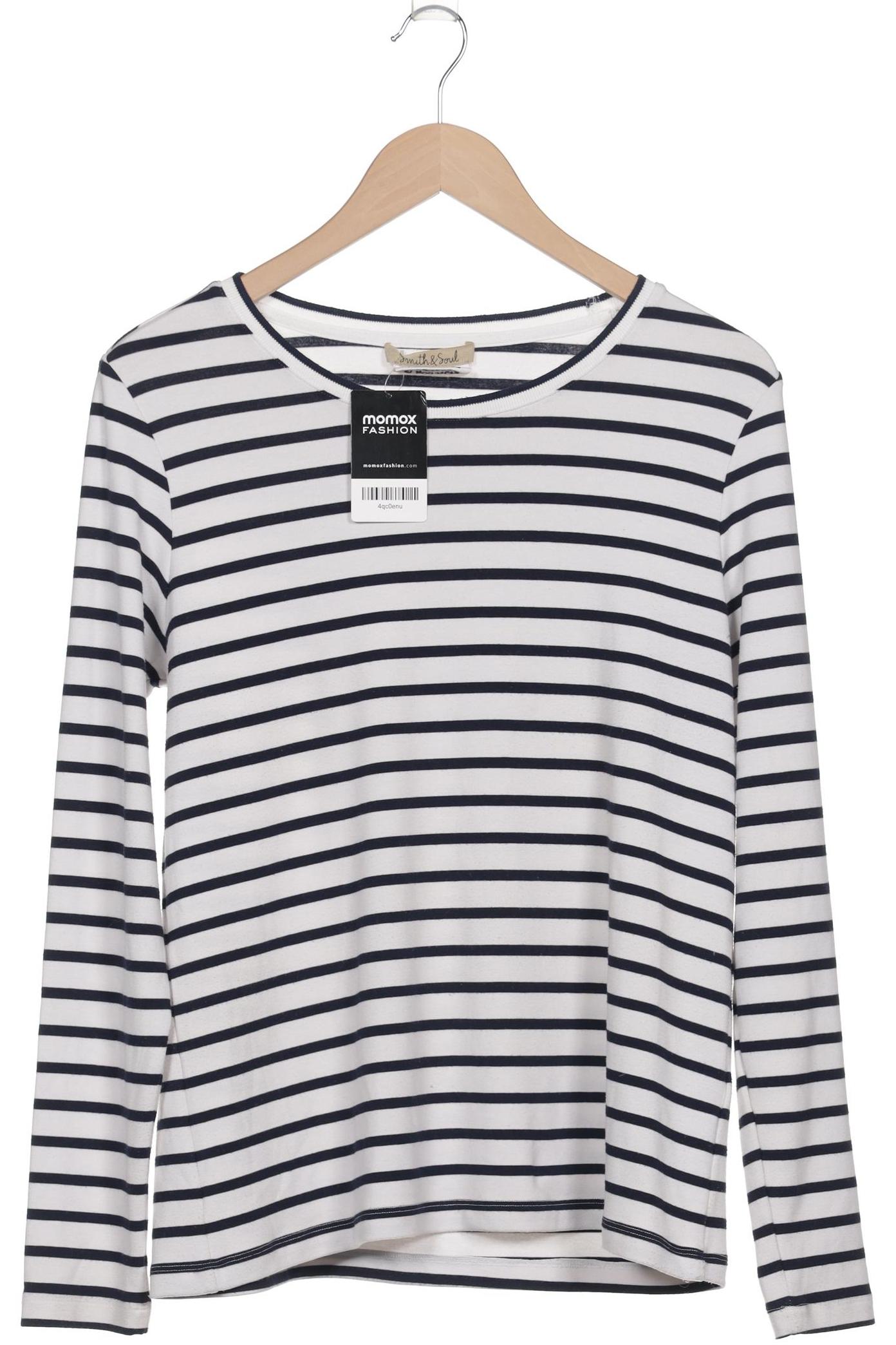 

Smith&Soul Damen Langarmshirt, weiß, Gr. 38