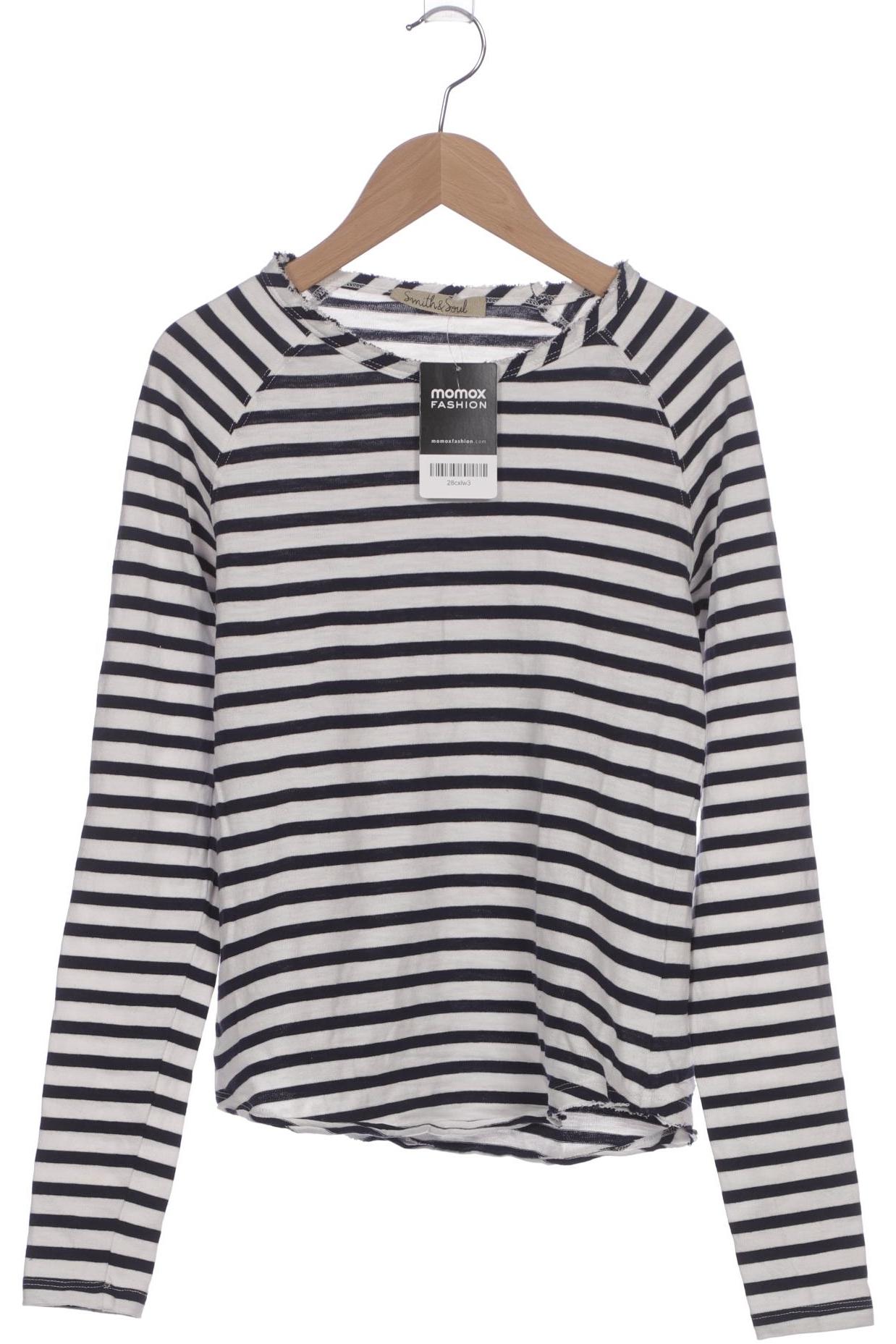 

Smith&Soul Damen Langarmshirt, weiß, Gr. 36