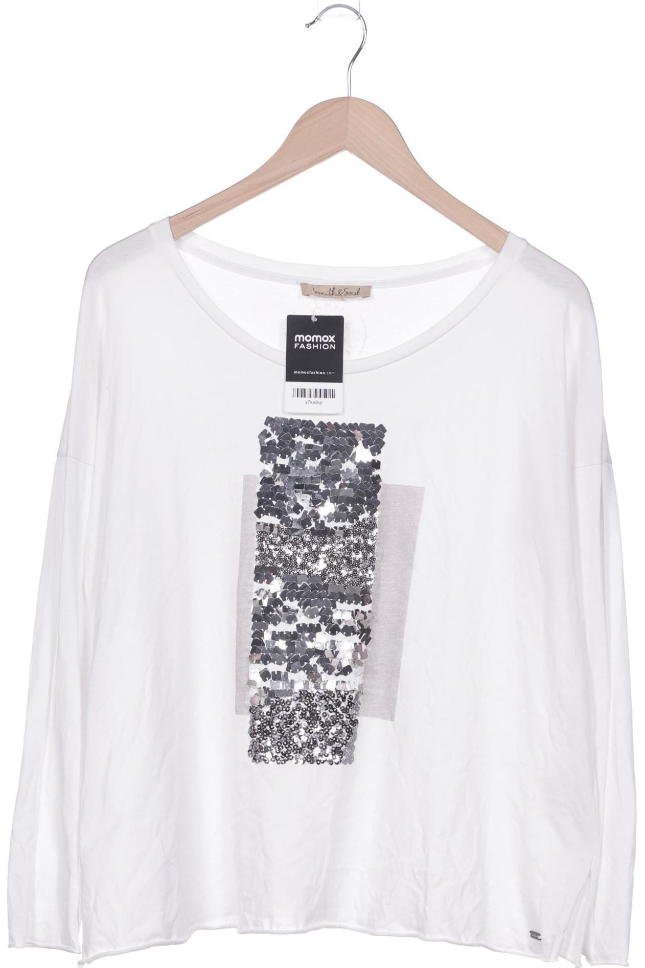 

Smith&Soul Damen Langarmshirt, weiß, Gr. 38