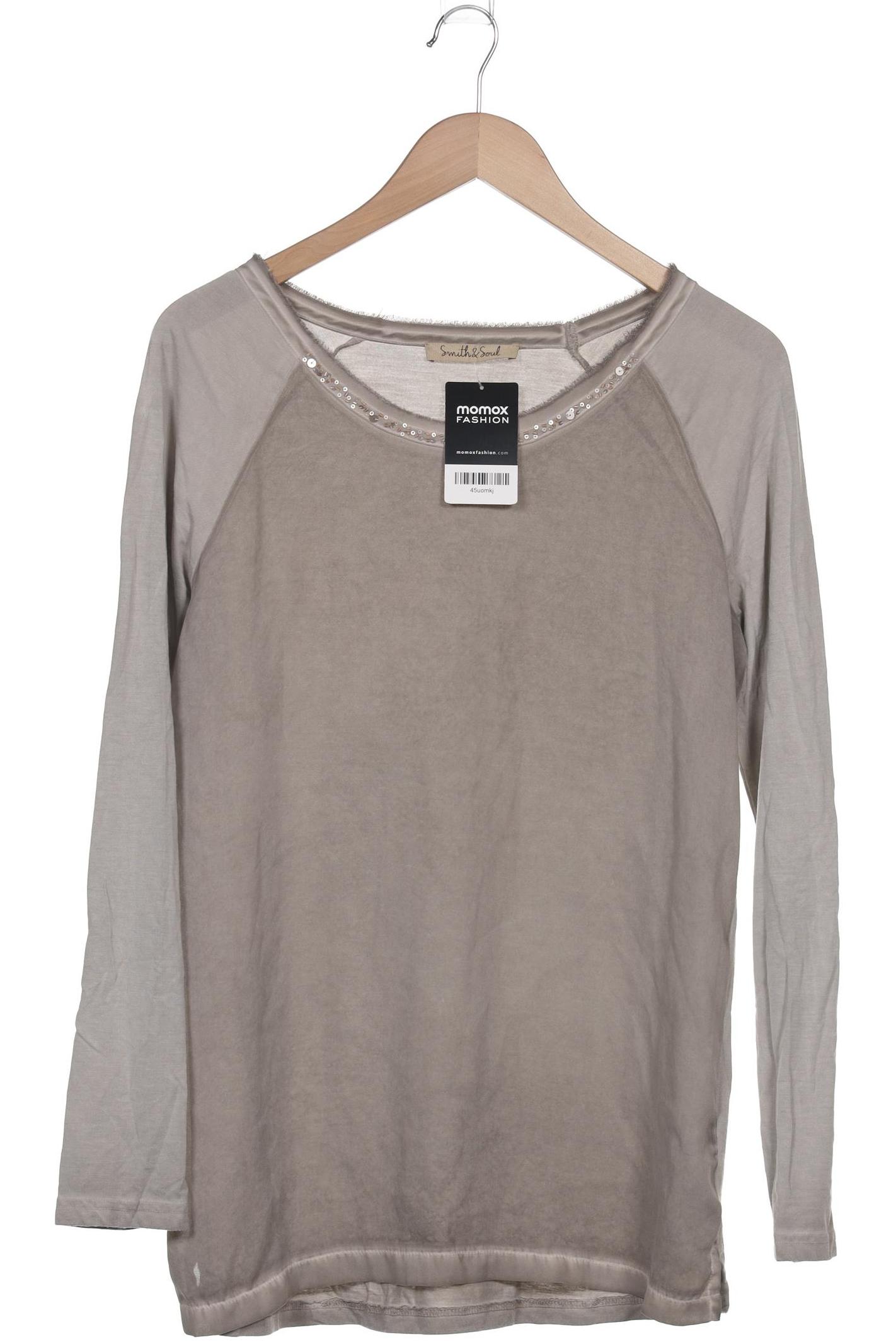 

Smith&Soul Damen Langarmshirt, grau, Gr. 38