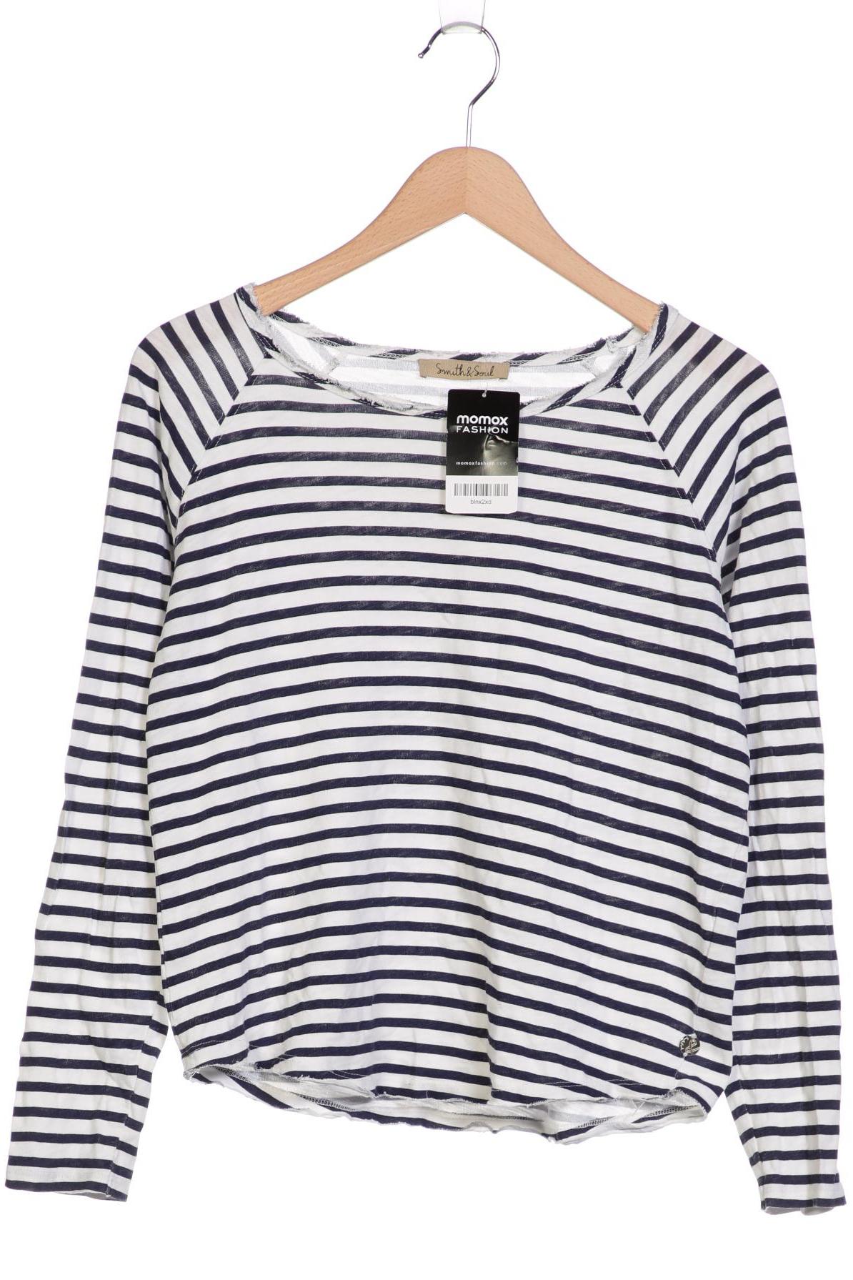 

Smith&Soul Damen Langarmshirt, weiß, Gr. 36