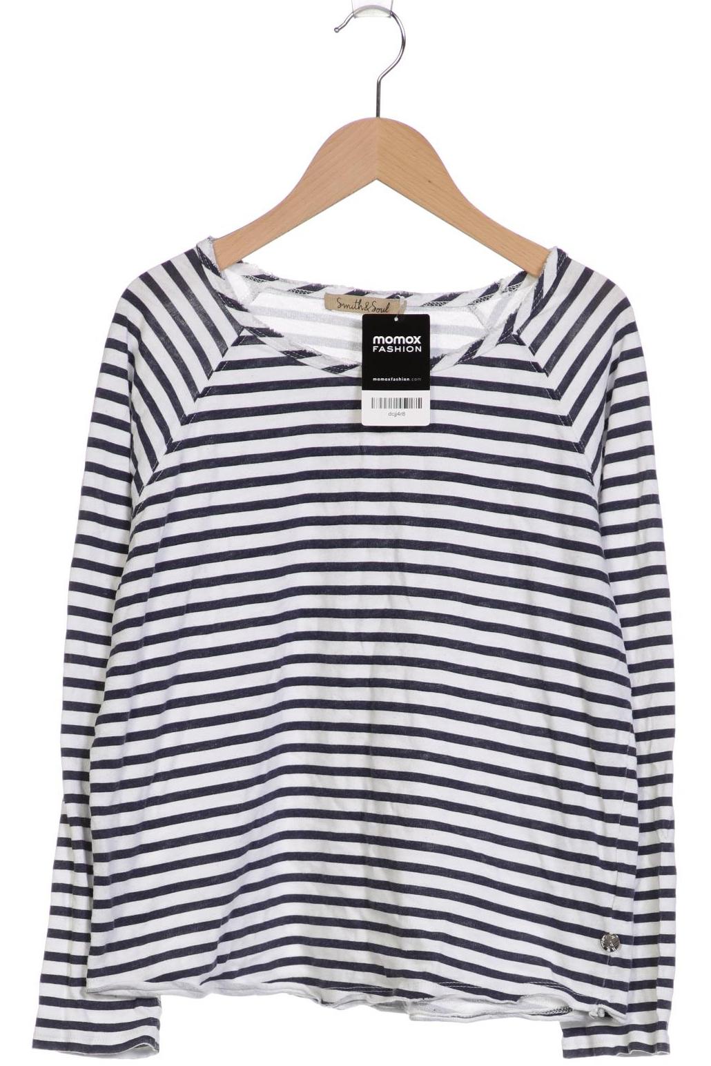 

Smith&Soul Damen Langarmshirt, weiß, Gr. 38