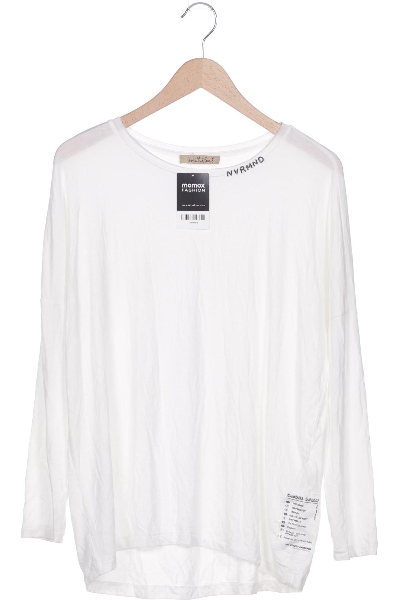 

Smith&Soul Damen Langarmshirt, weiß, Gr. 42