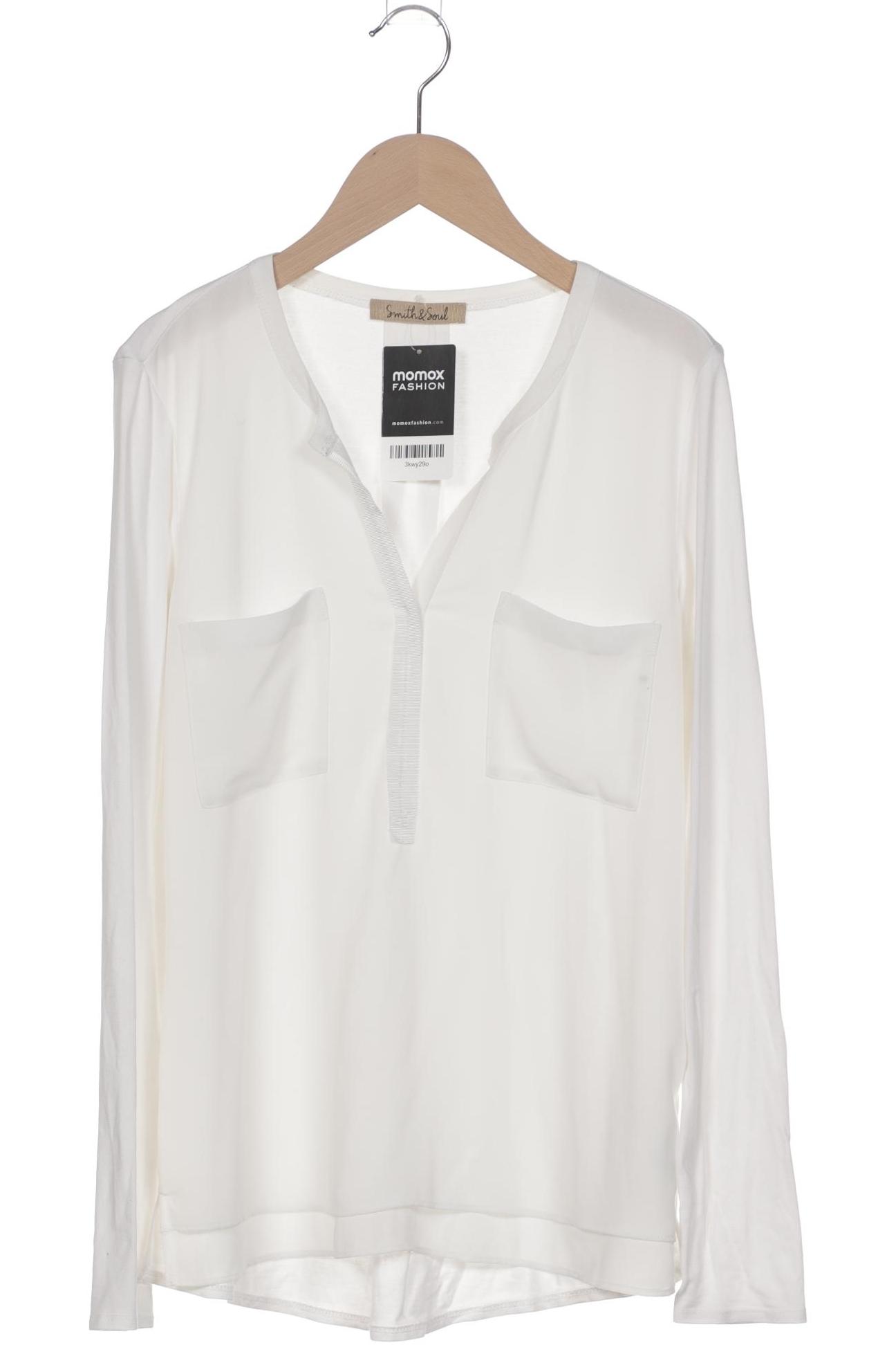 

Smith&Soul Damen Langarmshirt, weiß, Gr. 36