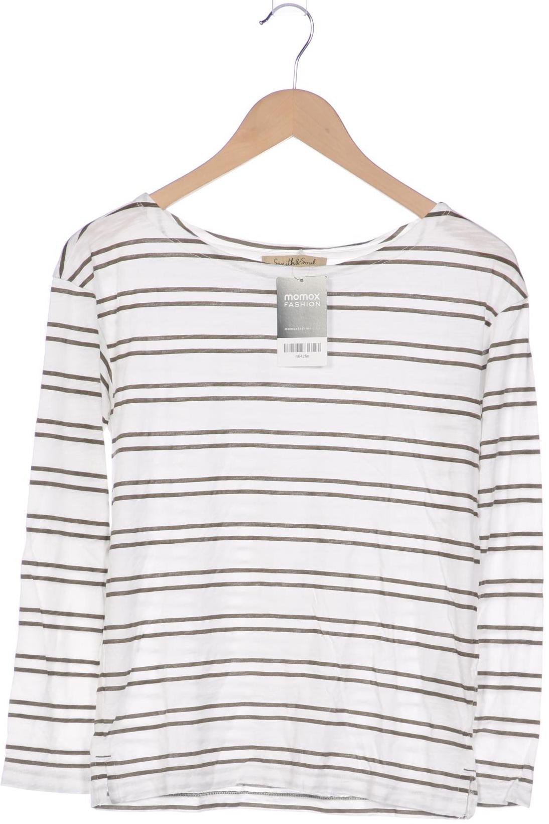 

Smith&Soul Damen Langarmshirt, weiß, Gr. 34