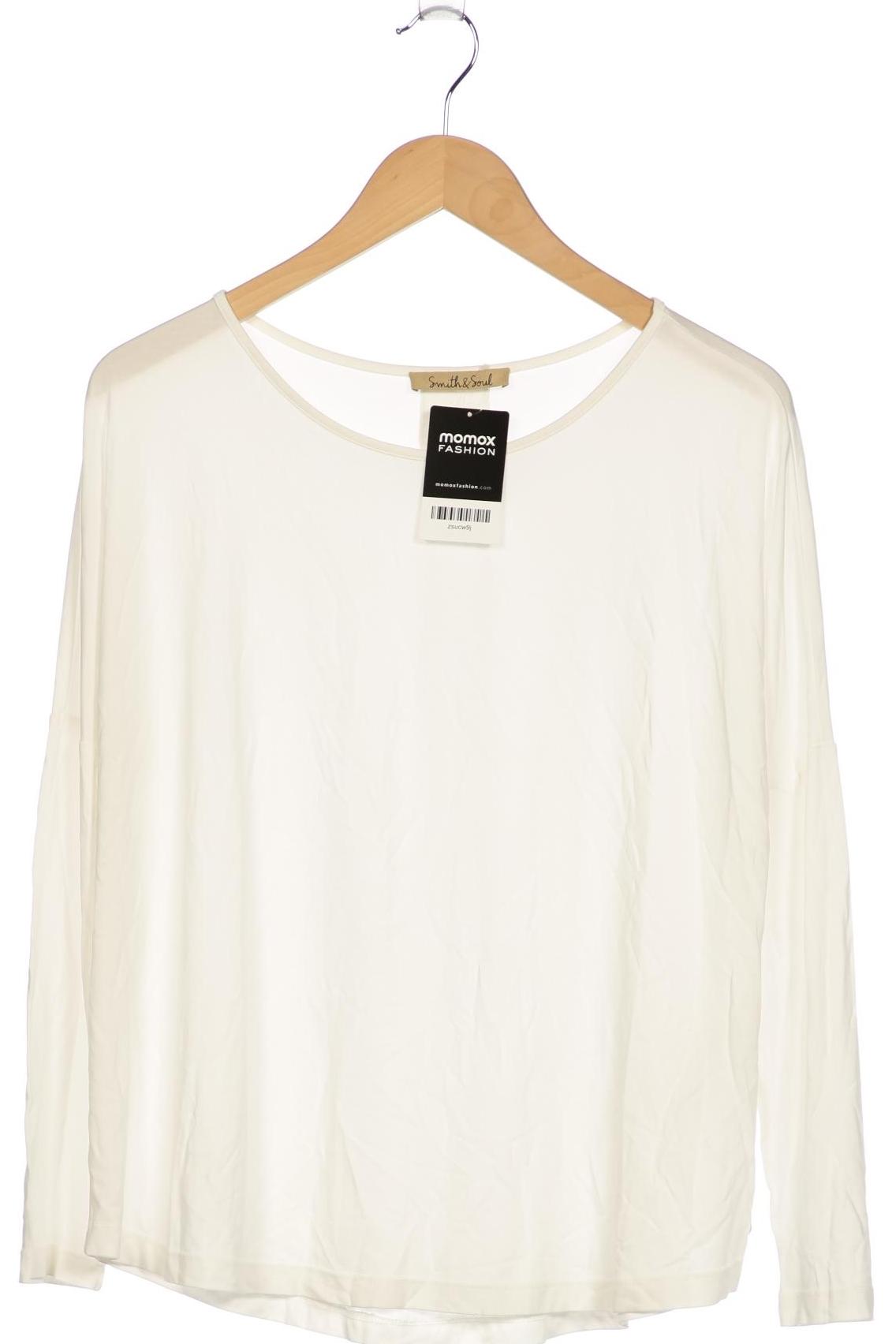 

Smith&Soul Damen Langarmshirt, weiß, Gr. 38